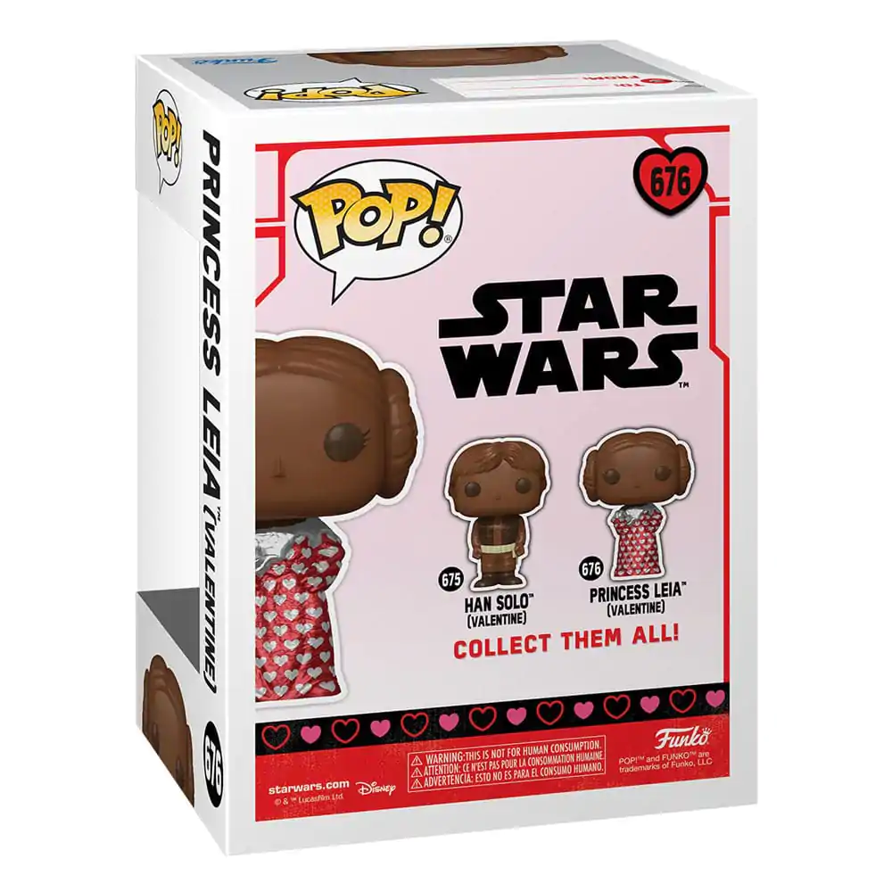 Star Wars Valentines POP! Figurka Vinyl Leia (Val Choc) 9 cm zdjęcie produktu