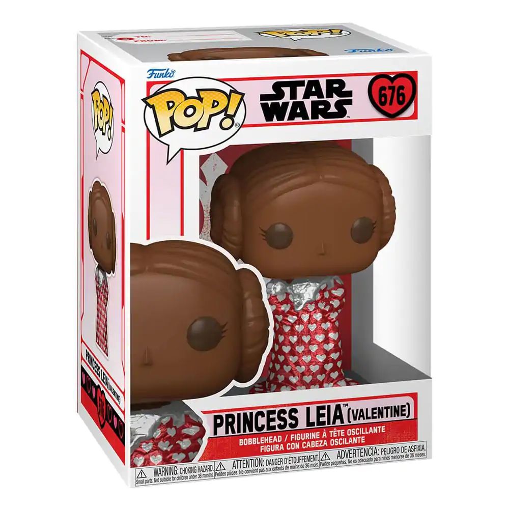 Star Wars Valentines POP! Figurka Vinyl Leia (Val Choc) 9 cm zdjęcie produktu