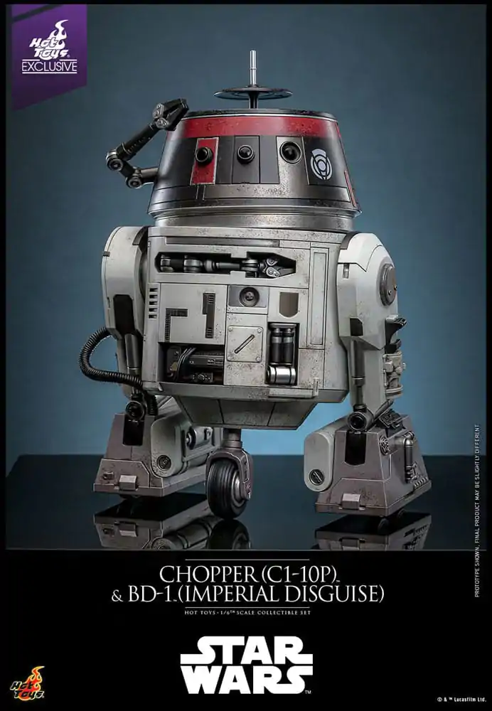 Star Wars Zestaw Figurek Akcji 1/6 Chopper (C1-10P™) i BD-1™ (Imperialne Przebranie) 18 cm i 8 cm zdjęcie produktu