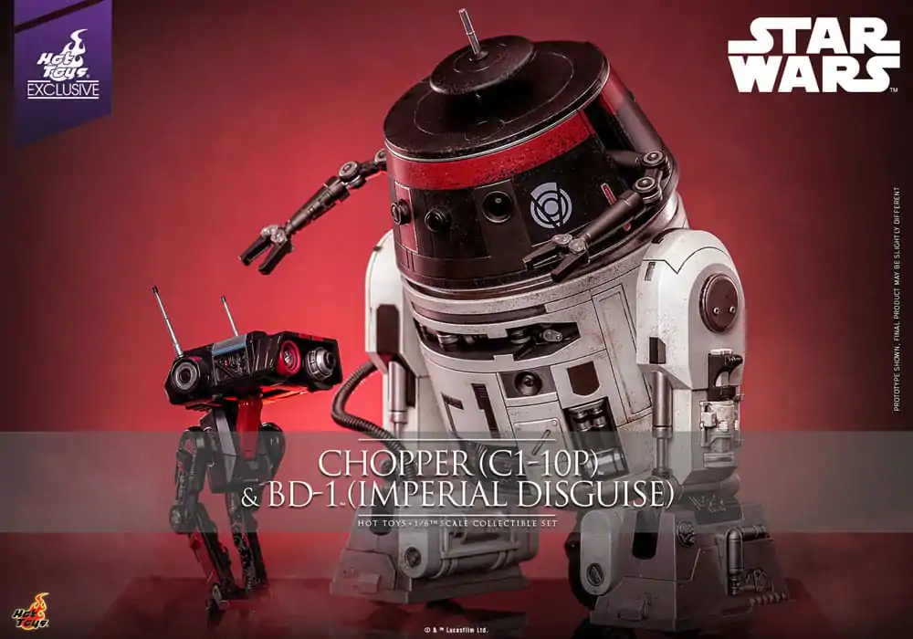 Star Wars Zestaw Figurek Akcji 1/6 Chopper (C1-10P™) i BD-1™ (Imperialne Przebranie) 18 cm i 8 cm zdjęcie produktu