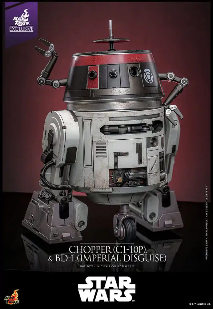 Star Wars Zestaw Figurek Akcji 1/6 Chopper (C1-10P™) i BD-1™ (Imperialne Przebranie) 18 cm i 8 cm zdjęcie produktu