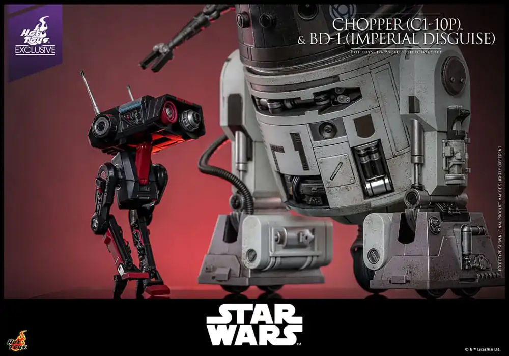 Star Wars Zestaw Figurek Akcji 1/6 Chopper (C1-10P™) i BD-1™ (Imperialne Przebranie) 18 cm i 8 cm zdjęcie produktu