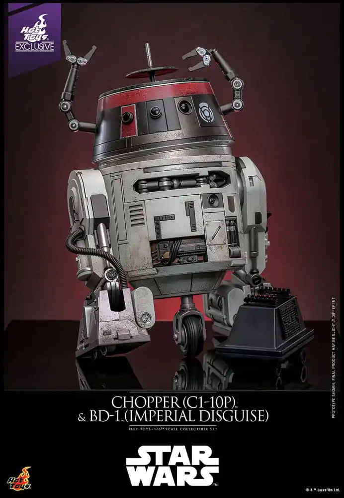 Star Wars Zestaw Figurek Akcji 1/6 Chopper (C1-10P™) i BD-1™ (Imperialne Przebranie) 18 cm i 8 cm zdjęcie produktu