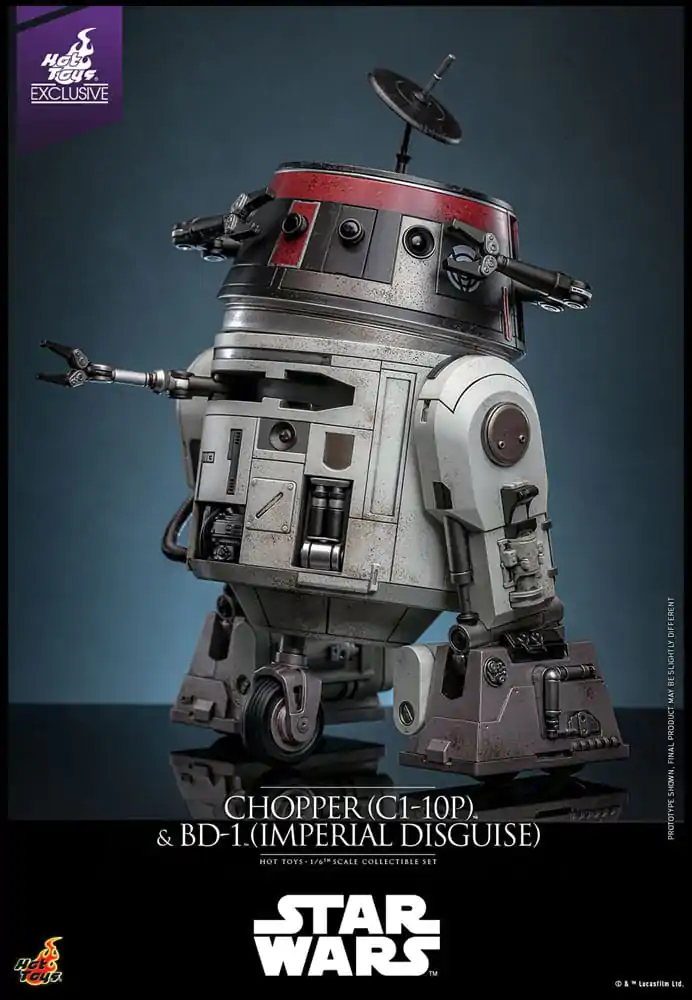 Star Wars Zestaw Figurek Akcji 1/6 Chopper (C1-10P™) i BD-1™ (Imperialne Przebranie) 18 cm i 8 cm zdjęcie produktu