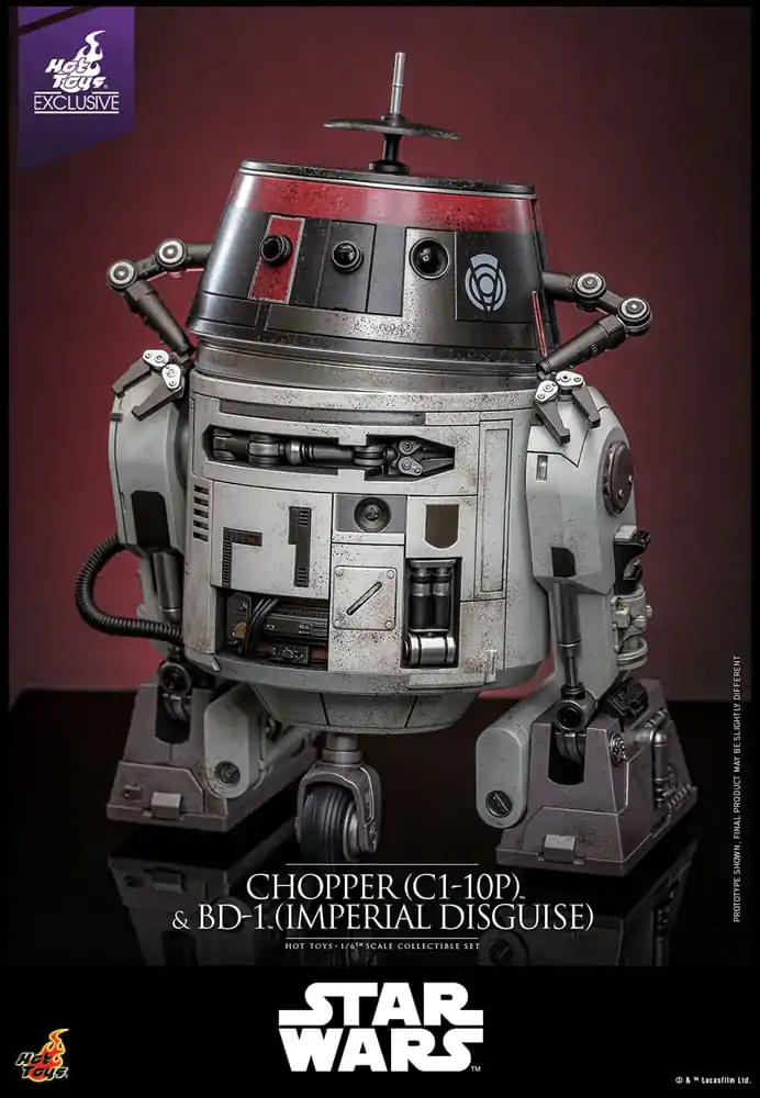 Star Wars Zestaw Figurek Akcji 1/6 Chopper (C1-10P™) i BD-1™ (Imperialne Przebranie) 18 cm i 8 cm zdjęcie produktu