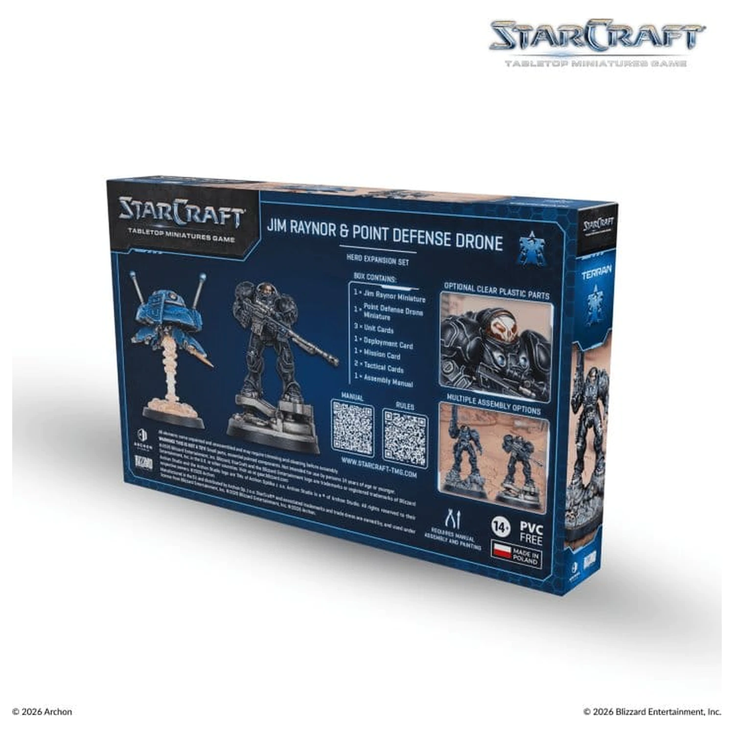 StarCraft TMG Zestaw rozszerzający dla Bohatera Terran: Jim Raynor i Point Defense Drone zdjęcie produktu