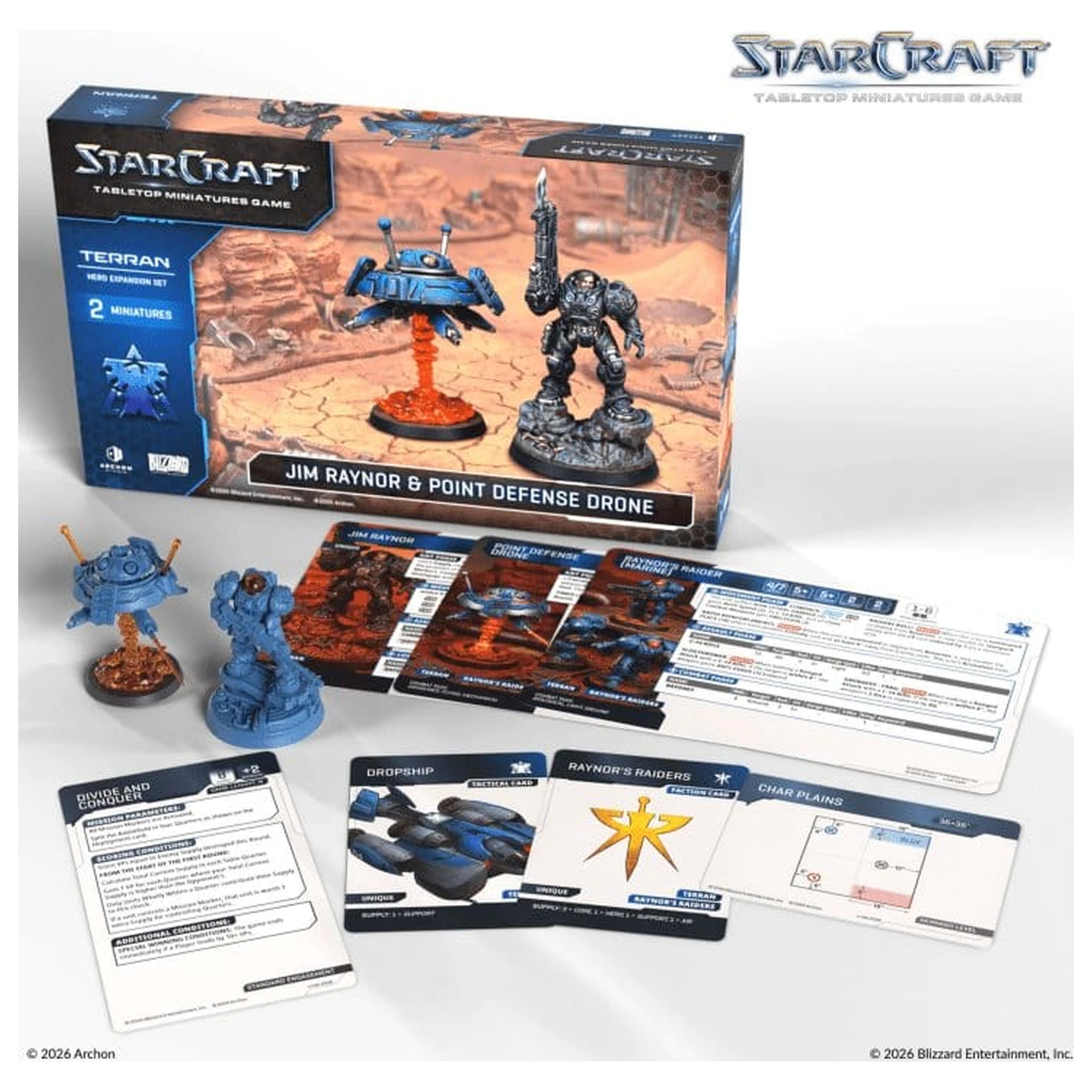 StarCraft TMG Zestaw rozszerzający dla Bohatera Terran: Jim Raynor i Point Defense Drone zdjęcie produktu