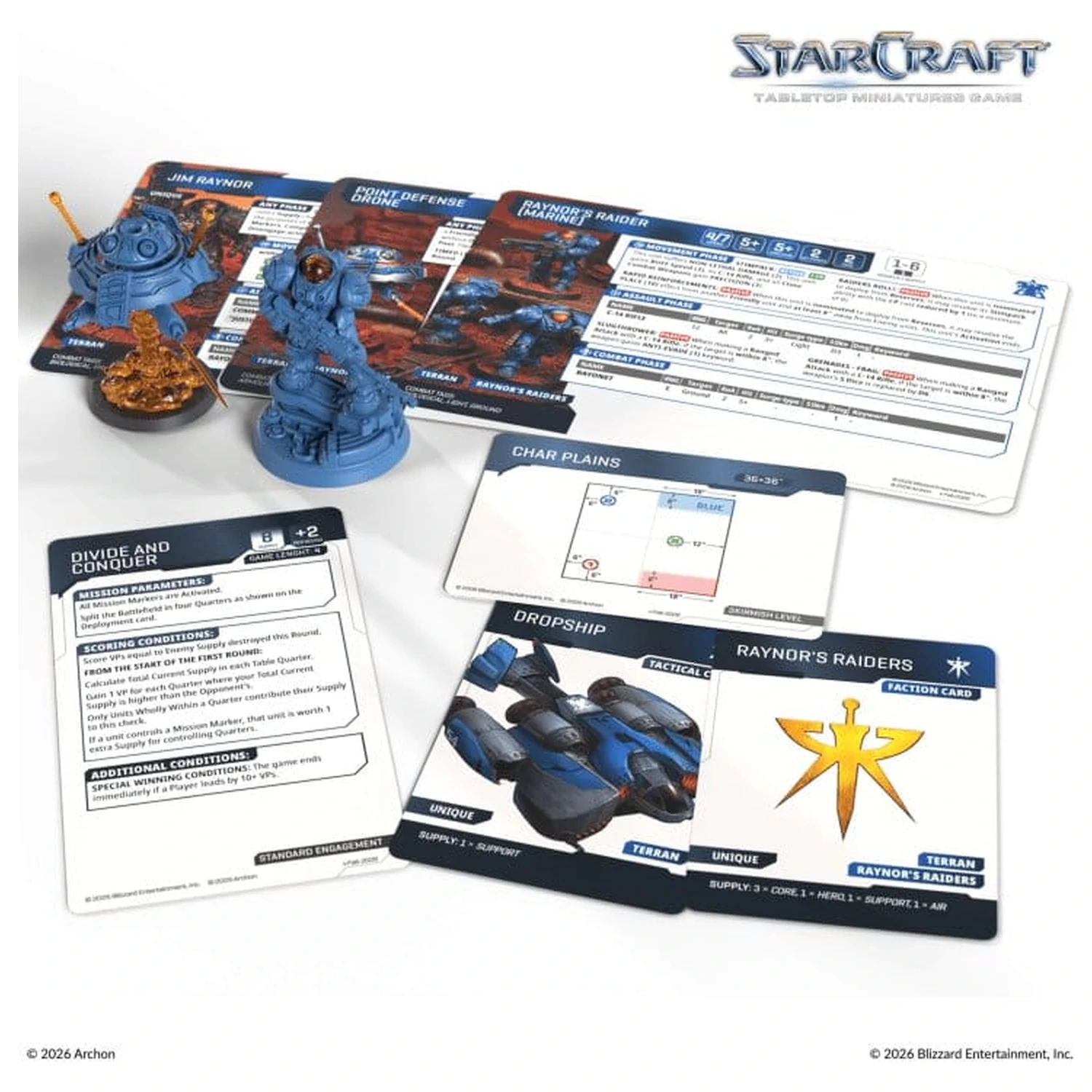 StarCraft TMG Zestaw rozszerzający dla Bohatera Terran: Jim Raynor i Point Defense Drone zdjęcie produktu