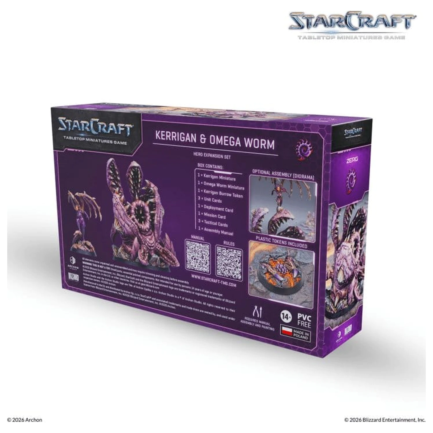 StarCraft TMG Zestaw Rozszerzający Bohater Zerg: Kerrigan i Omega Worm zdjęcie produktu