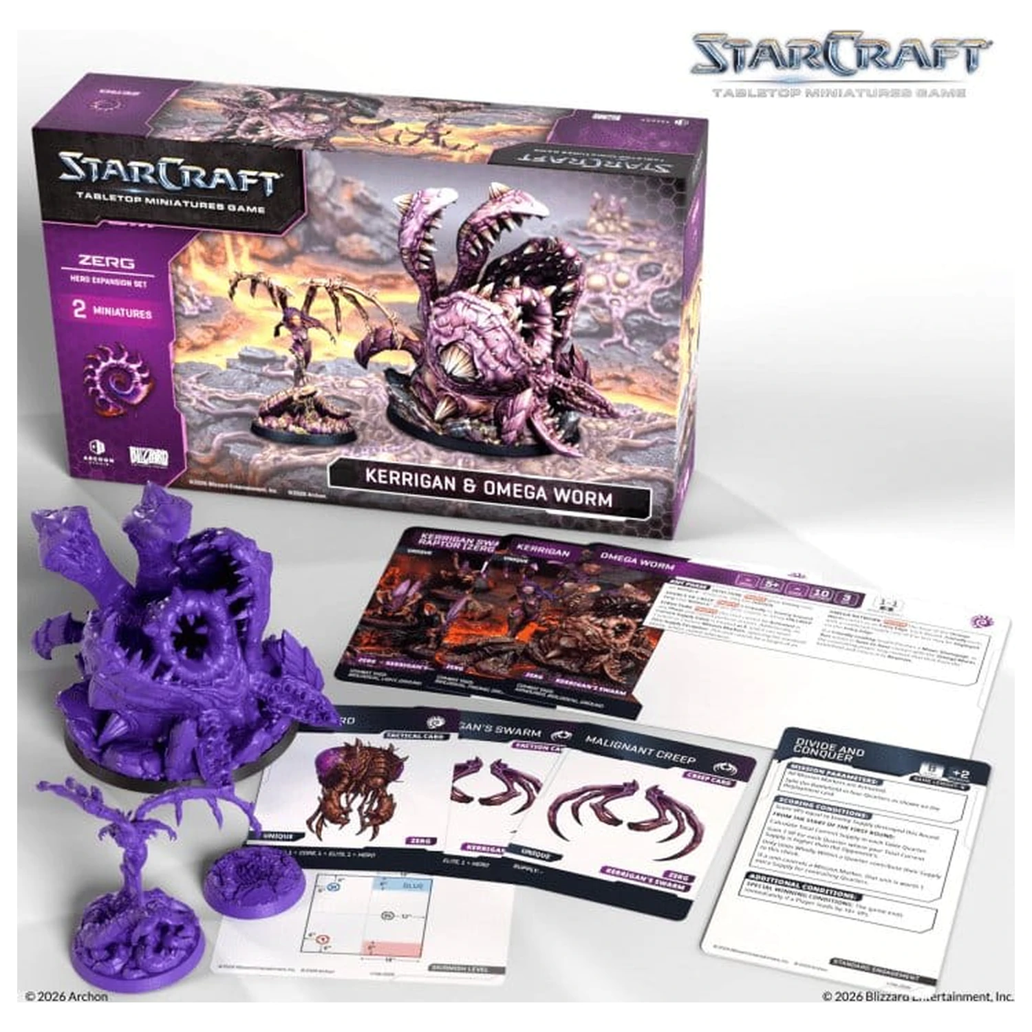 StarCraft TMG Zestaw Rozszerzający Bohater Zerg: Kerrigan i Omega Worm zdjęcie produktu
