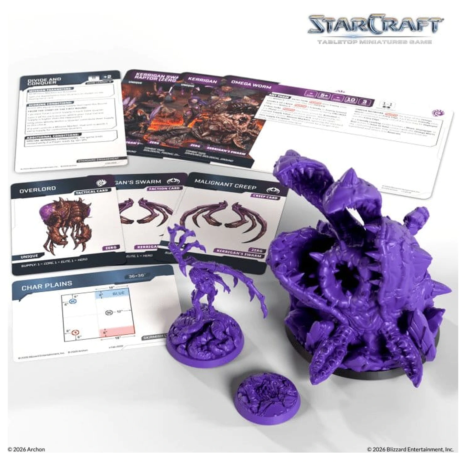 StarCraft TMG Zestaw Rozszerzający Bohater Zerg: Kerrigan i Omega Worm zdjęcie produktu