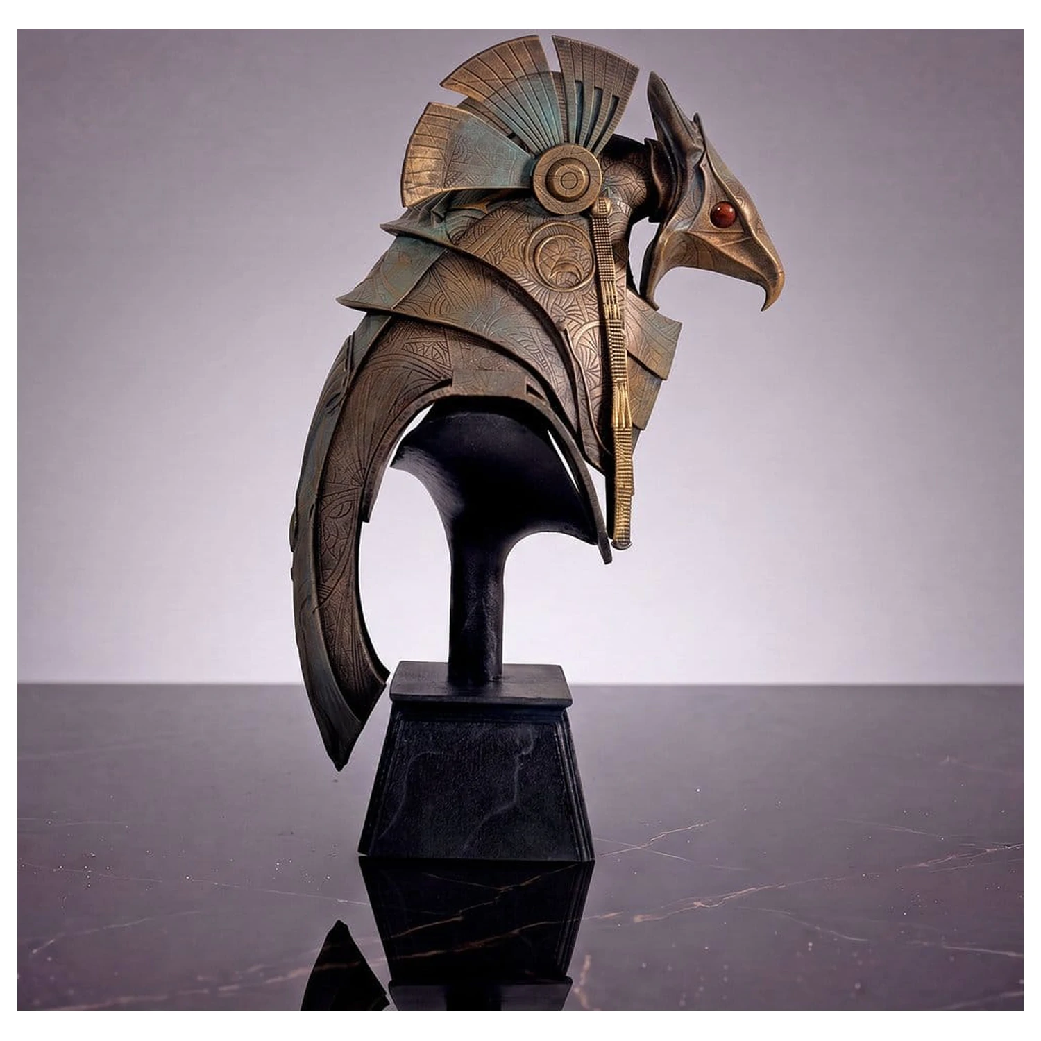 Stargate Replikacja Pulpitowa Kask Replika Hełmu Strażnika Horusa 15 cm zdjęcie produktu
