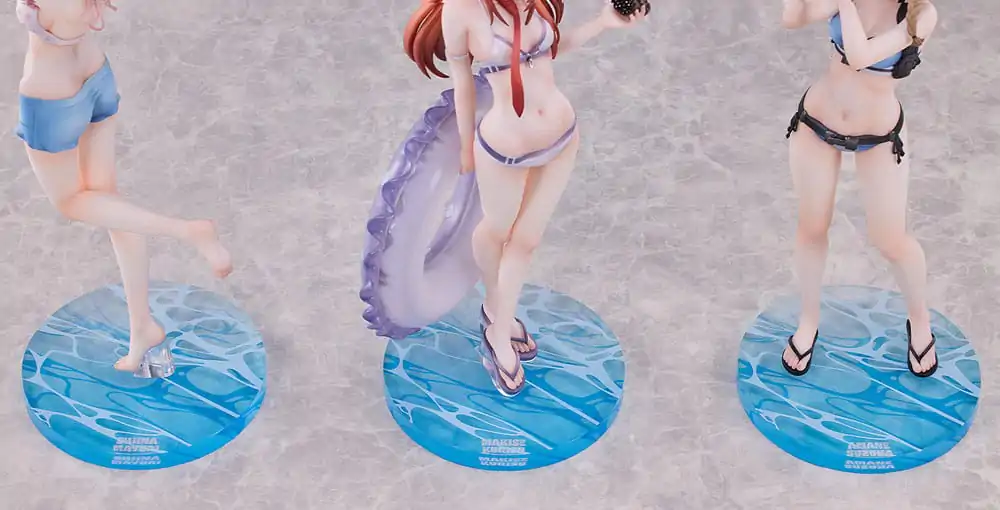 Steins Gate PVC Figurki 3-Pak 1/7 Suzuha Amane, Kurisu Makise, Mayuri Shiina Swimsuit Ver. zdjęcie produktu