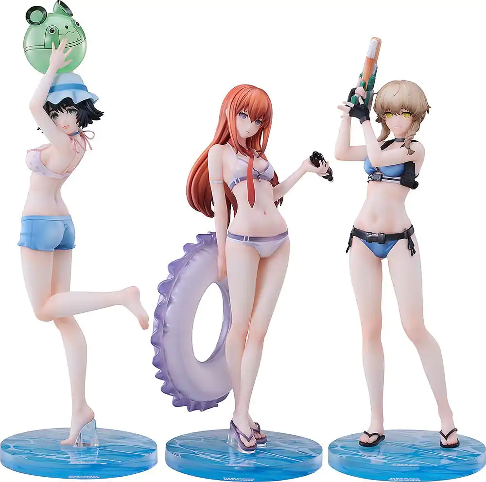 Steins Gate PVC Figurki 3-Pak 1/7 Suzuha Amane, Kurisu Makise, Mayuri Shiina Swimsuit Ver. zdjęcie produktu