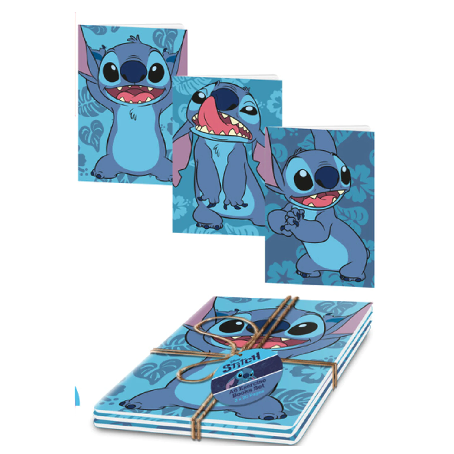 Stitch Zestaw 3 zeszytów ćwiczeń zdjęcie produktu