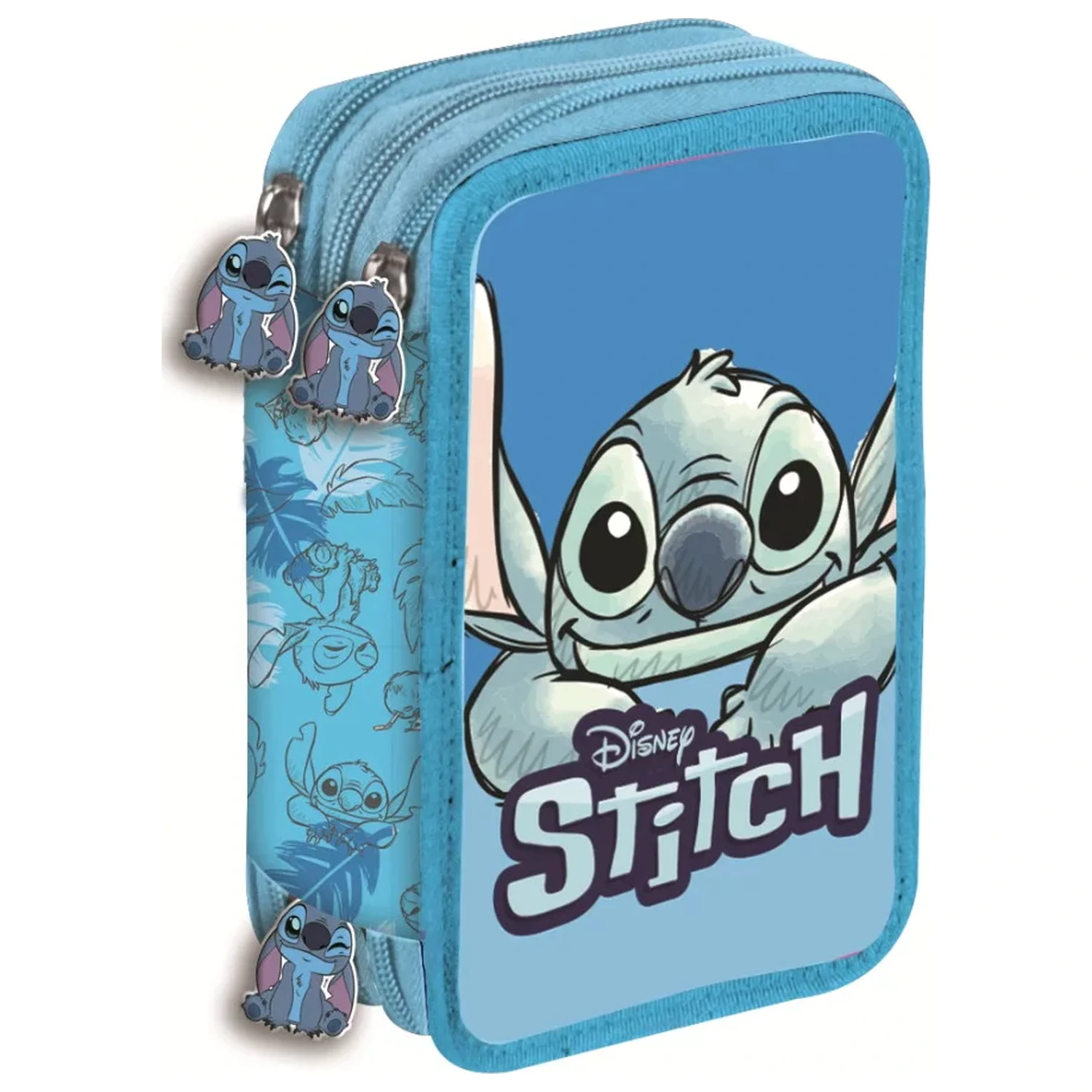 Stitch Abstract Filled potrójny piórnik na ołówki zdjęcie produktu