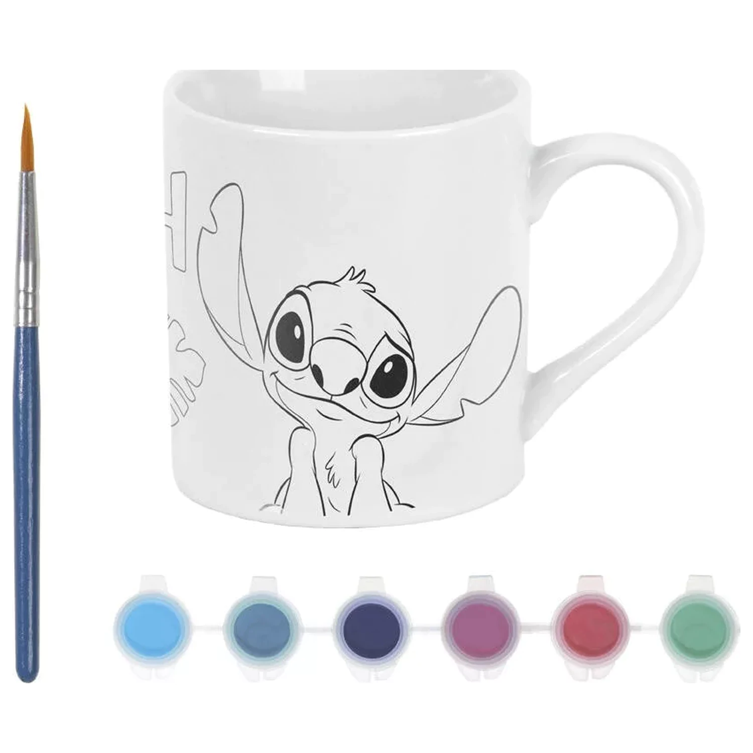 Stitch Alien kubek porcelanowy do malowania 235 ml zdjęcie produktu