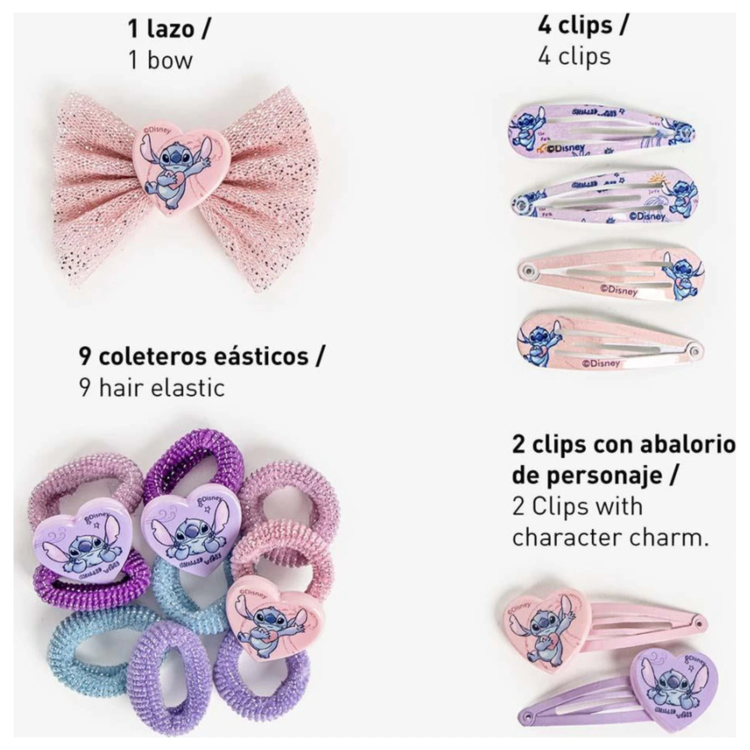 Stitch Alien Love Hair Accessory Zestaw w torbie zdjęcie produktu