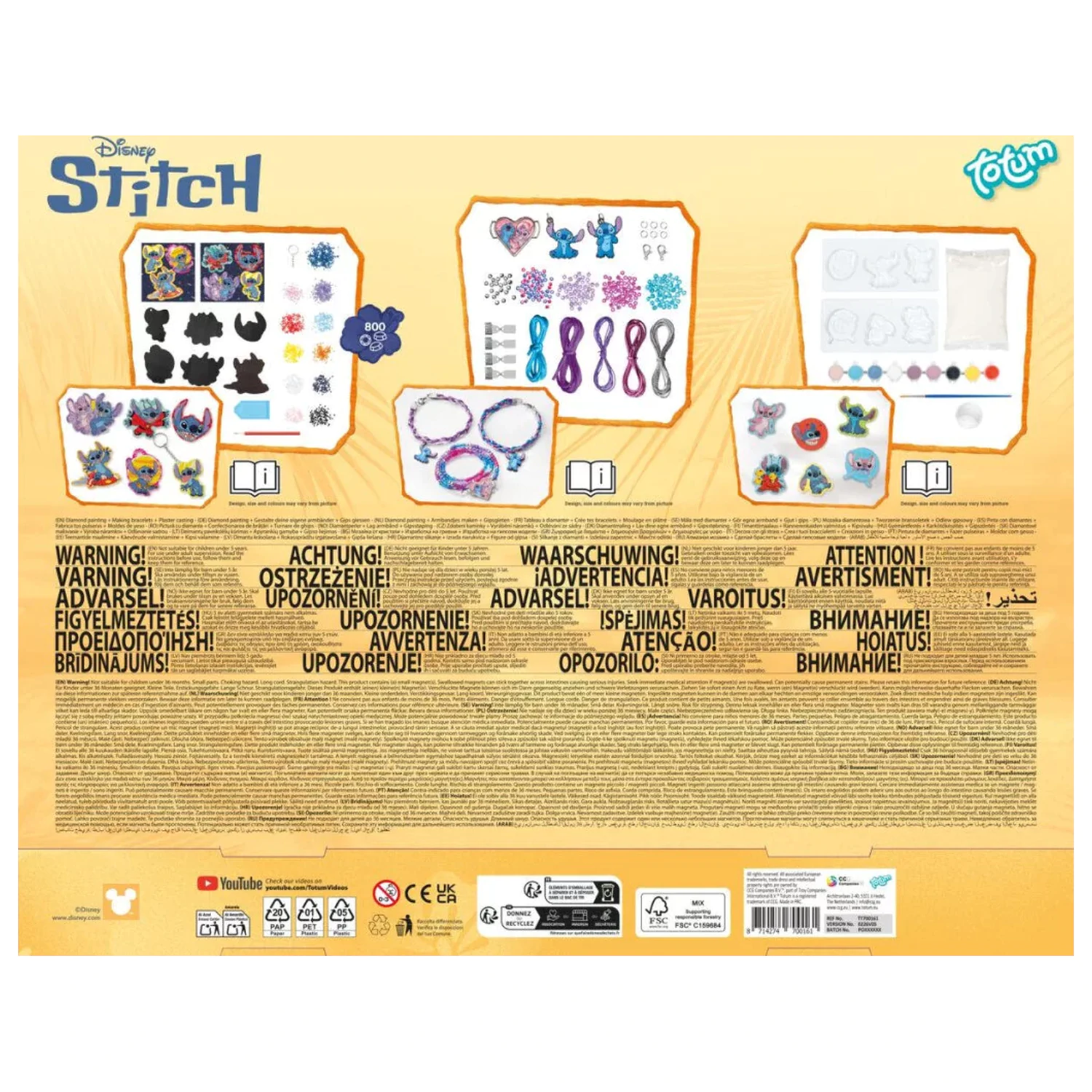 Stitch Aliens 3-w-1 zestaw kreatywny zdjęcie produktu
