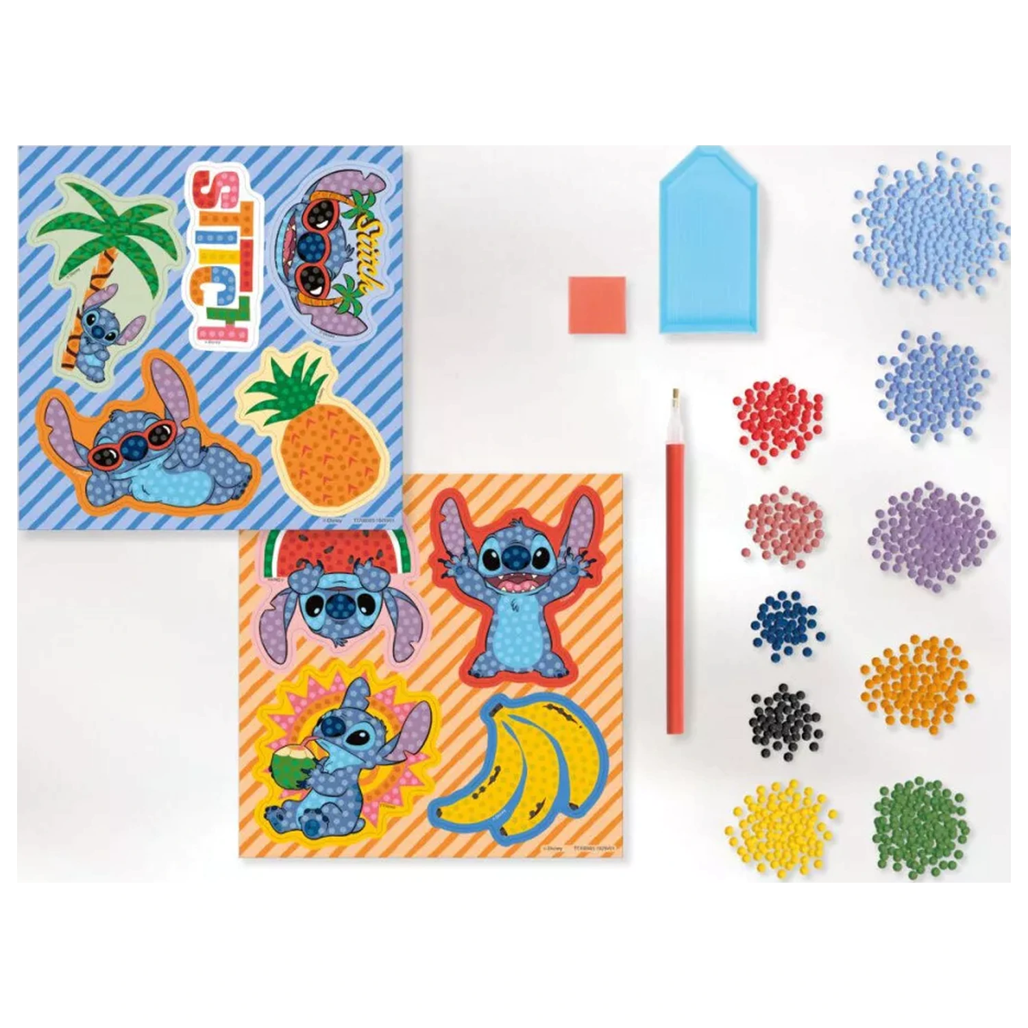 Lilo & Stitch Aloha Diamentowe malowanie naklejki zestaw 9 sztuk zdjęcie produktu