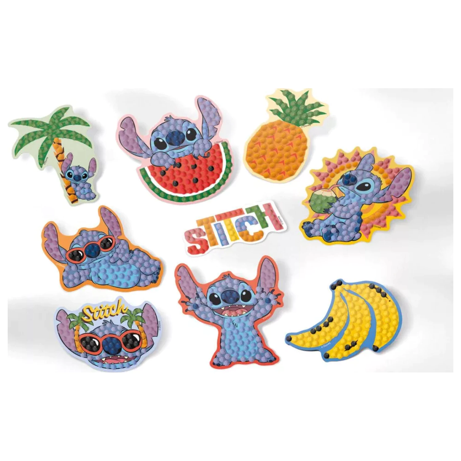 Lilo & Stitch Aloha Diamentowe malowanie naklejki zestaw 9 sztuk zdjęcie produktu