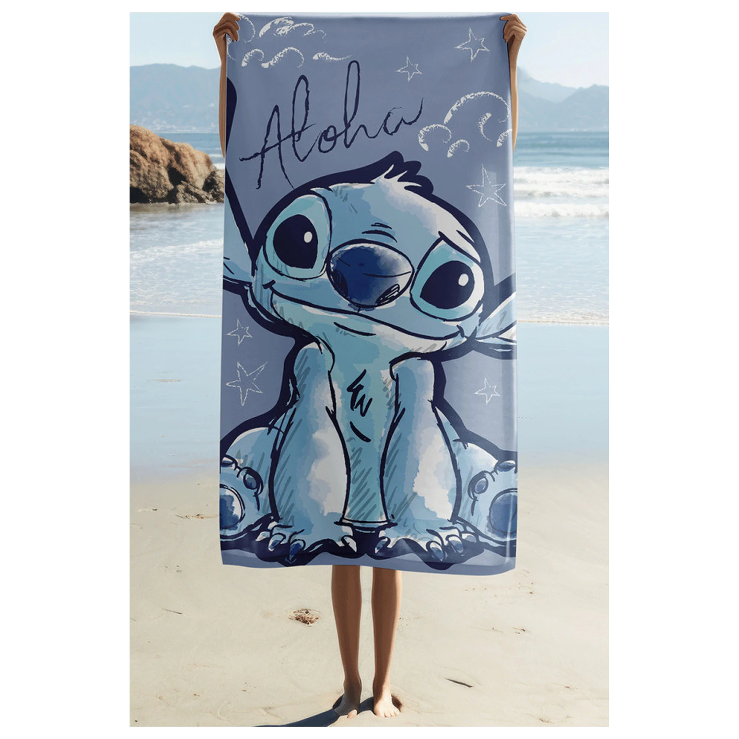 Stitch Aloha Ręcznik 70x140cm zdjęcie produktu