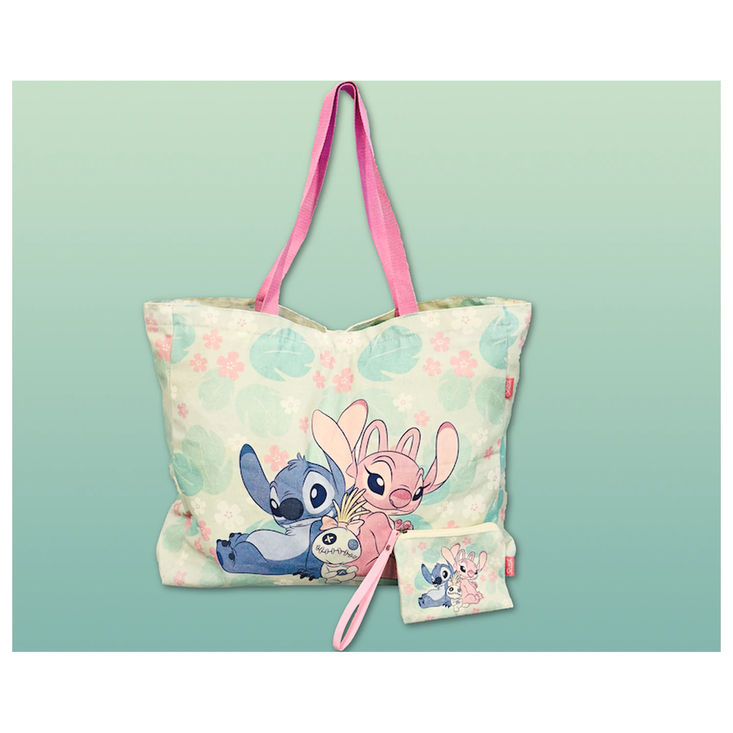 Stitch & Angel Bundle Summer Wave Torba na ramię + Portfel z etui zdjęcie produktu
