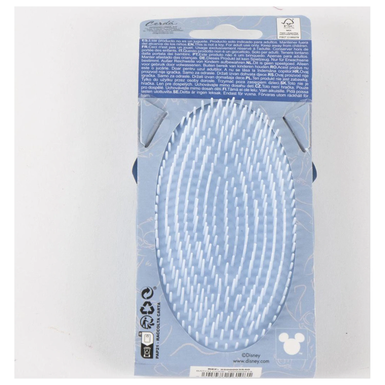 Stitch Angel szczotka do włosów z brokatem, grzebień 13 cm zdjęcie produktu