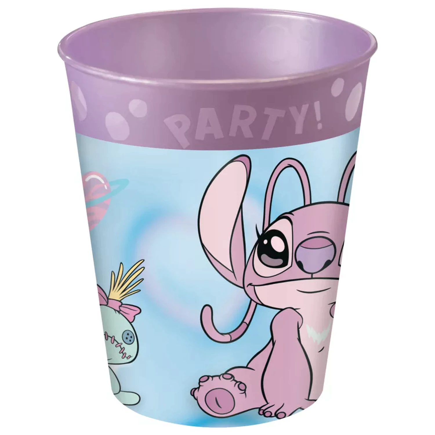 Stitch i Angel Śliczny zestaw kubków z mikro tworzywa sztucznego premium 4 szt. 250 ml zdjęcie produktu