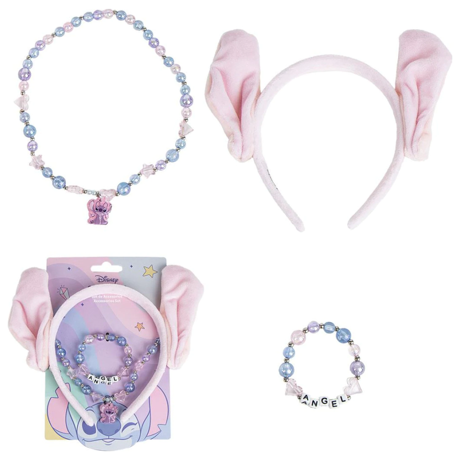 Stitch Angel Zestaw Biżuterii i Opaska na Głowę zdjęcie produktu