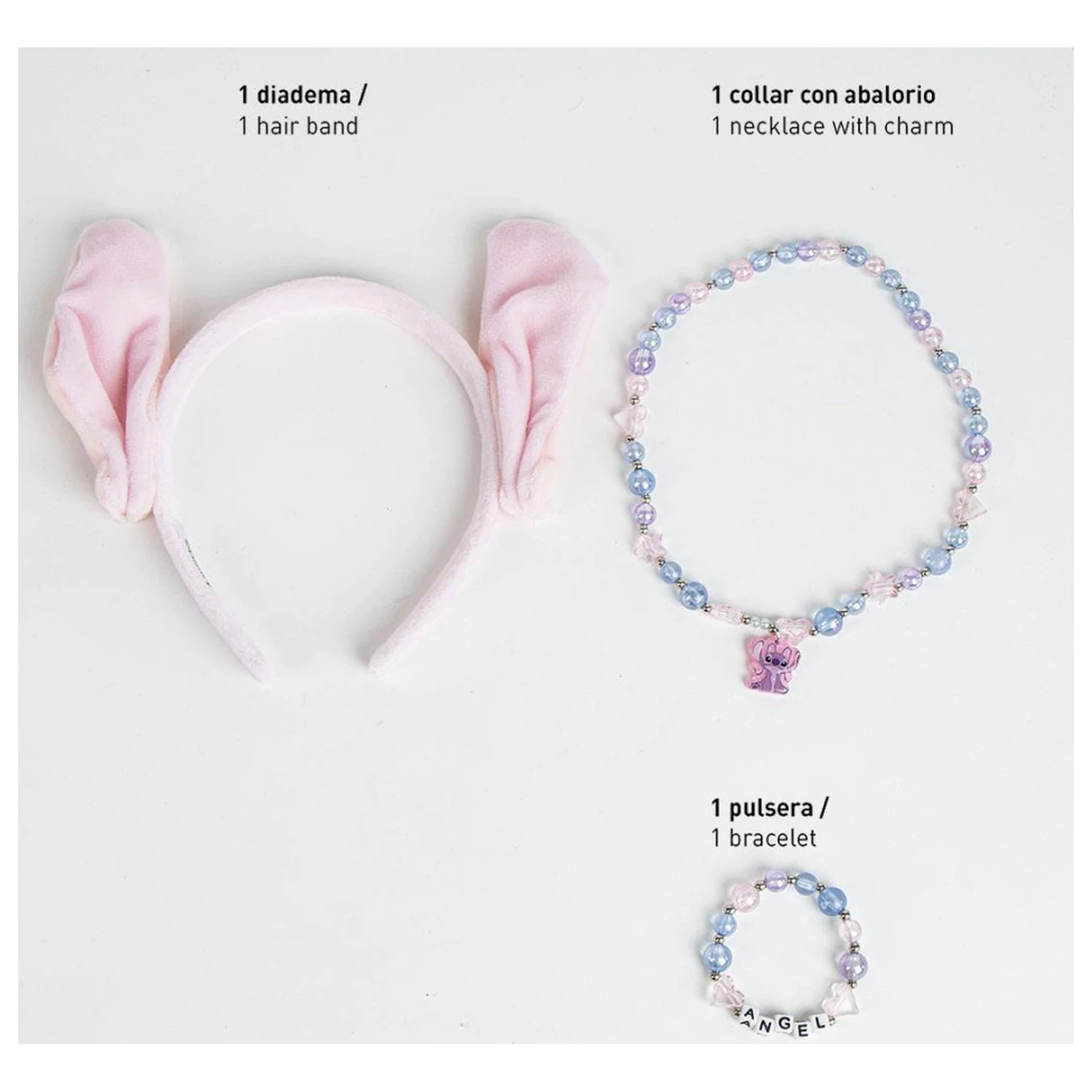 Stitch Angel Zestaw Biżuterii i Opaska na Głowę zdjęcie produktu