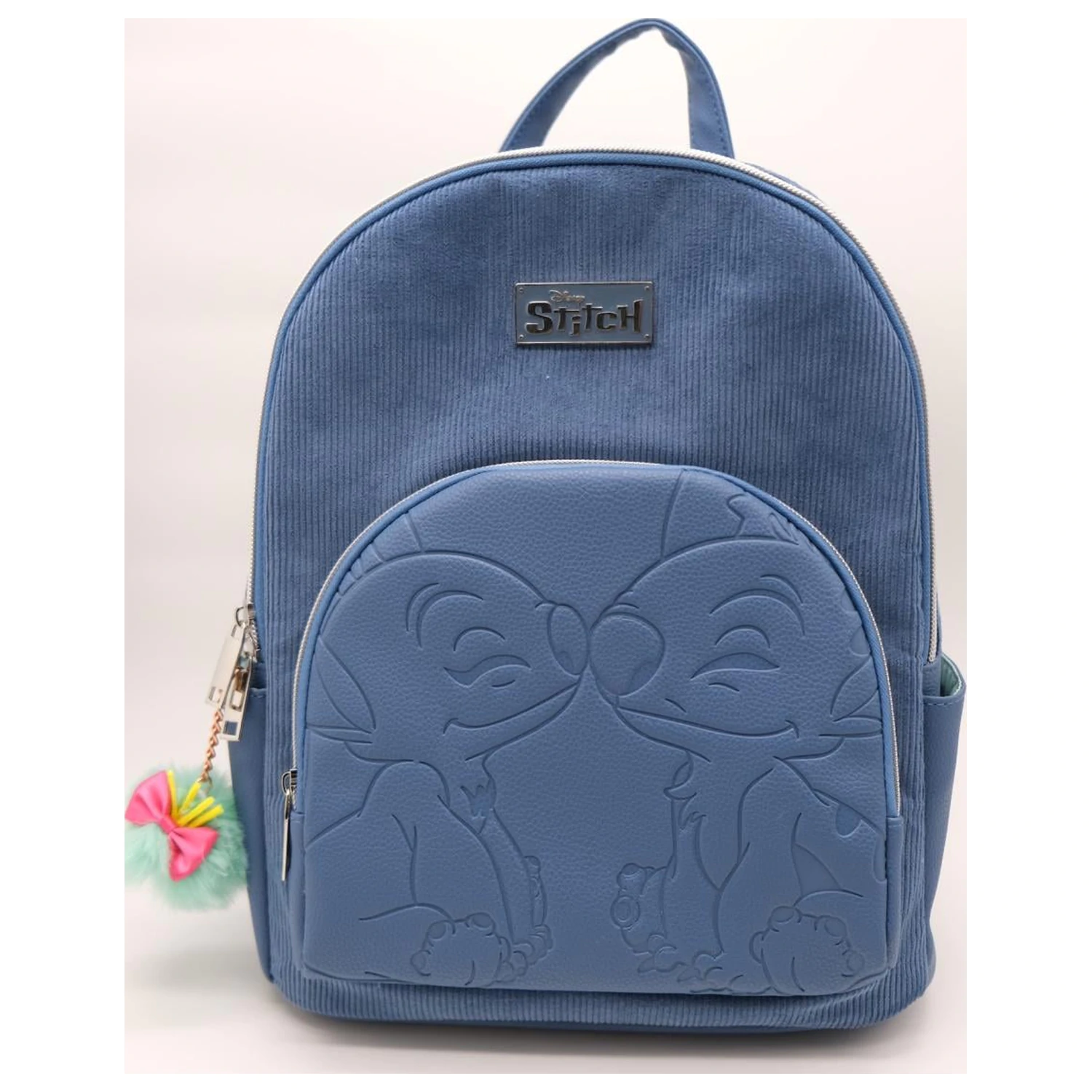 Stitch & Angel Fashion Duo niebieski sztruksowy plecak zdjęcie produktu