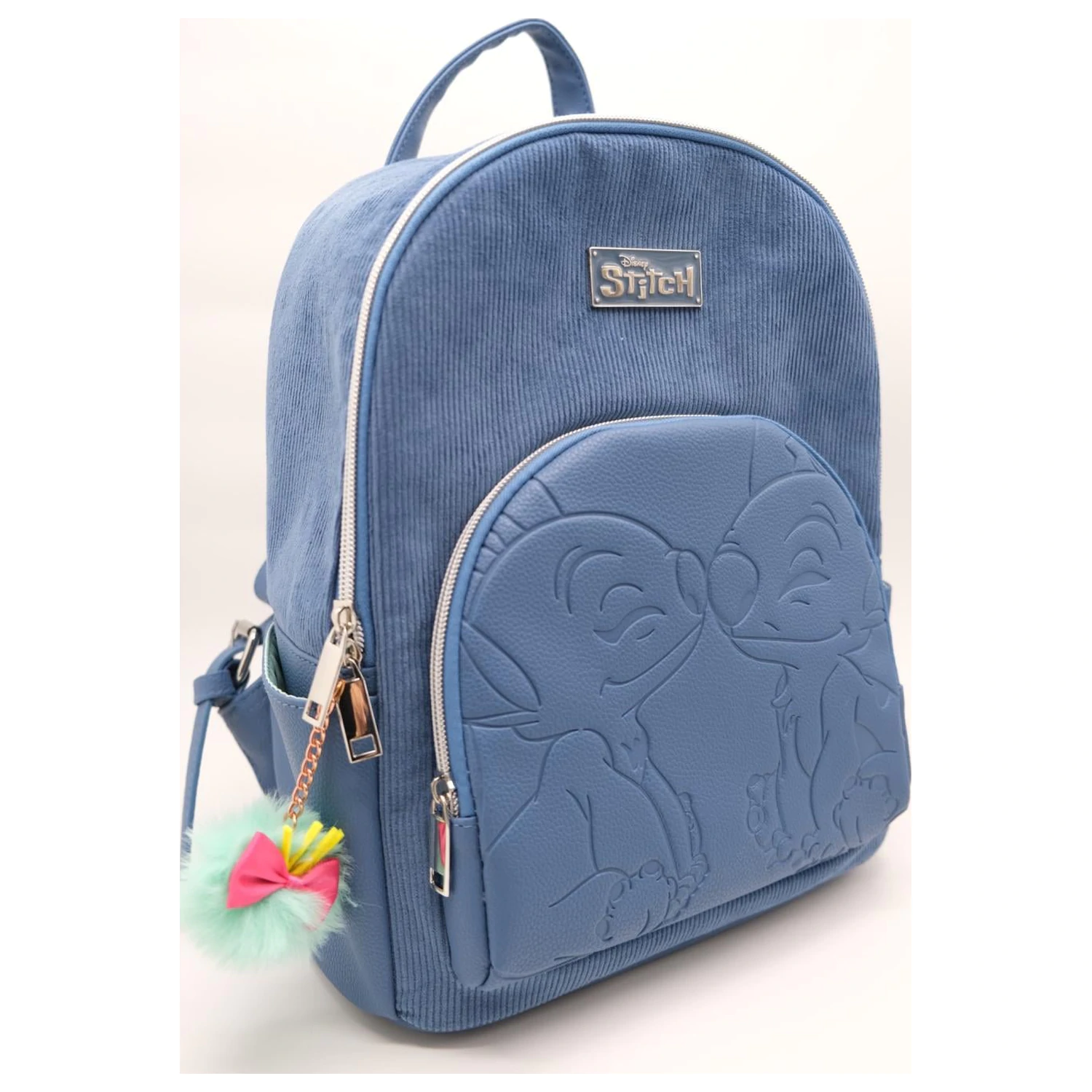 Stitch & Angel Fashion Duo niebieski sztruksowy plecak zdjęcie produktu