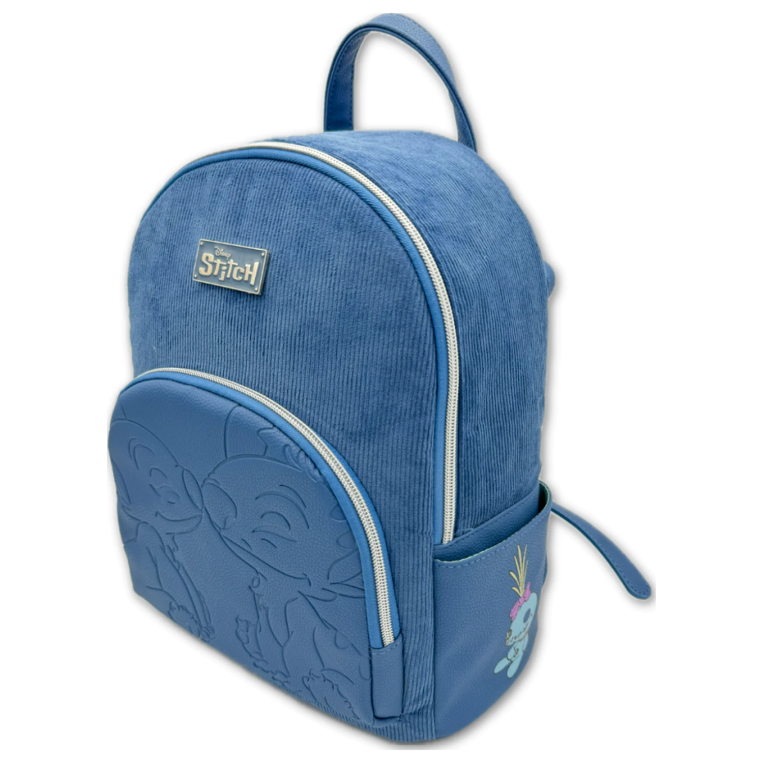 Stitch & Angel Fashion Duo niebieski sztruksowy plecak zdjęcie produktu