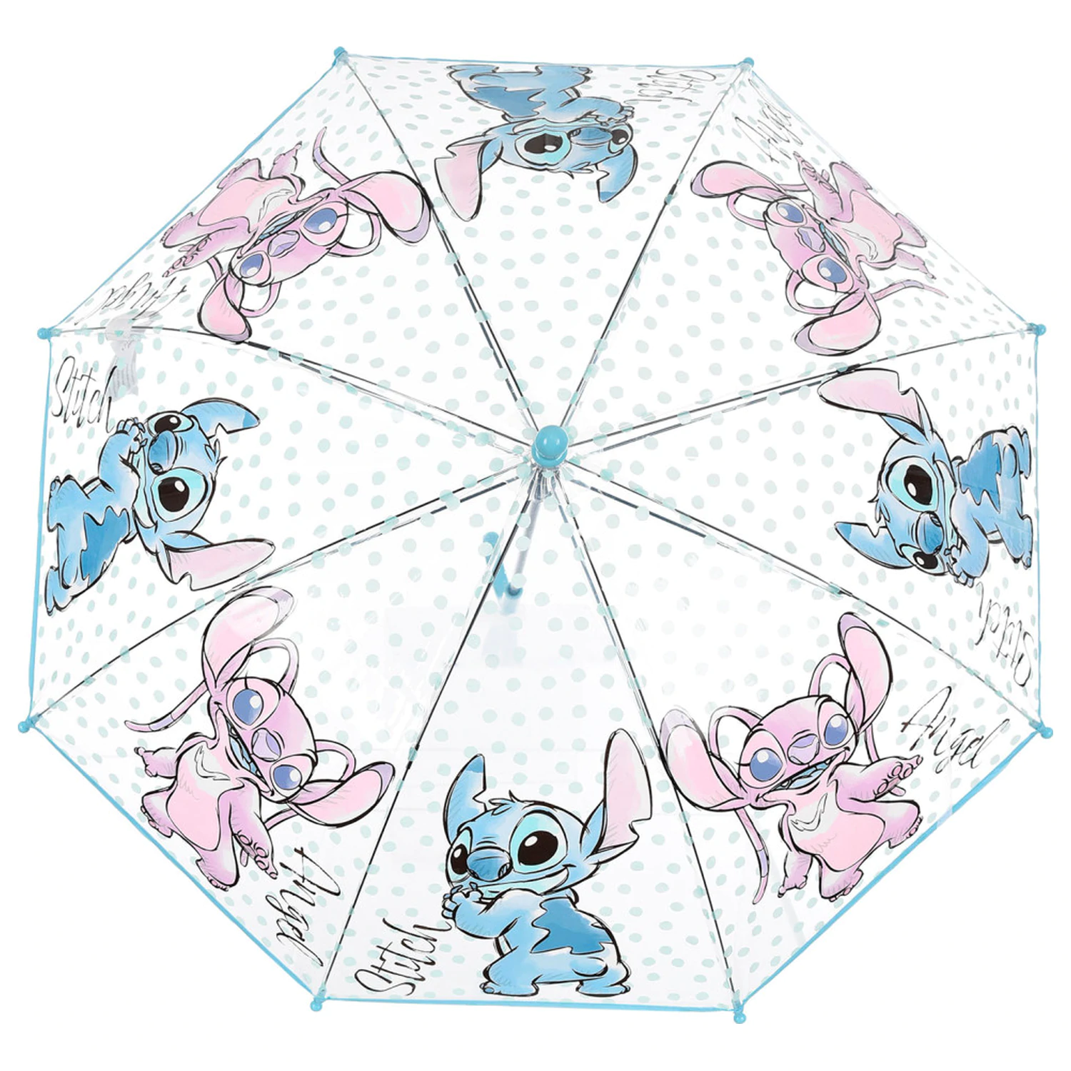 Stitch Angel dziecięca przezroczysta parasolka 72 cm zdjęcie produktu