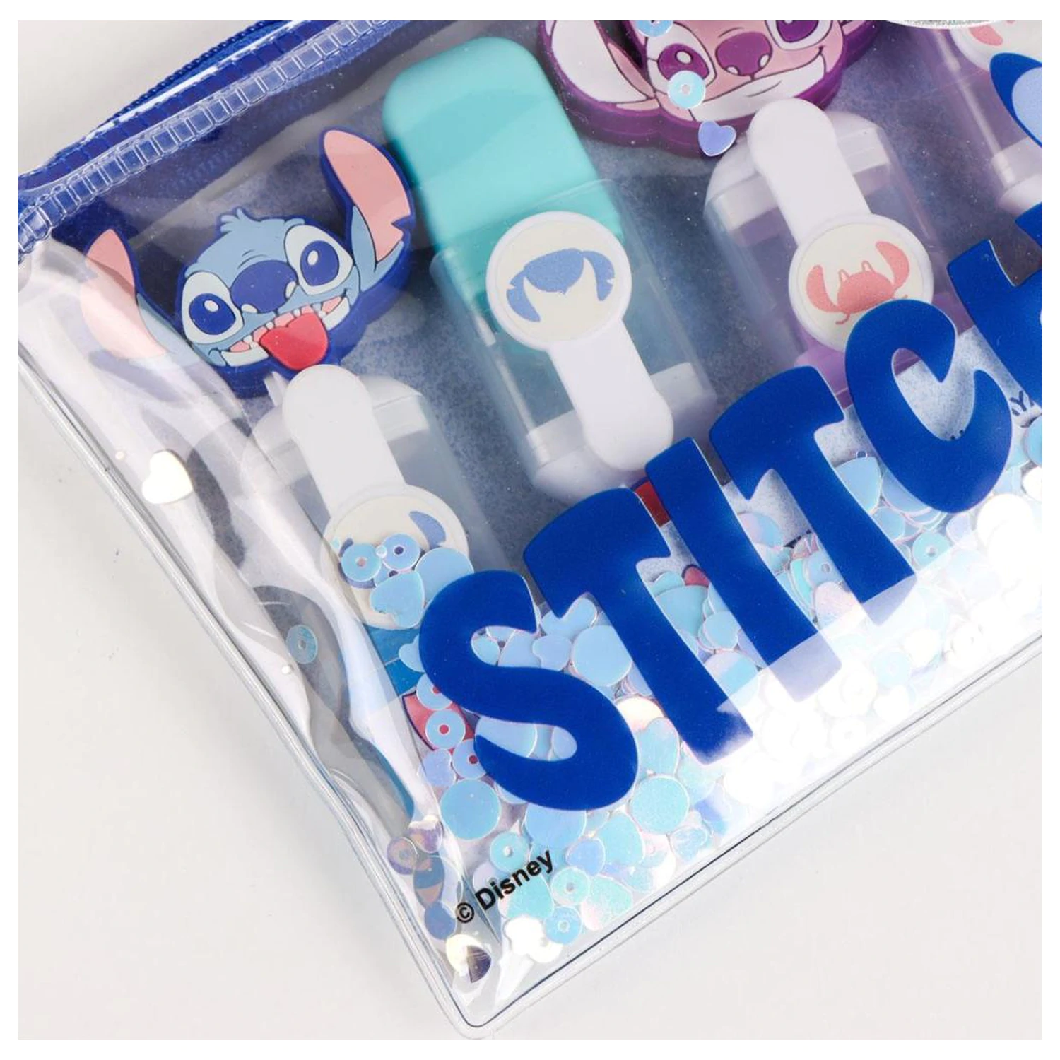 Stitch & Angel Zestaw 4 mini zakreślaczy z główką zdjęcie produktu