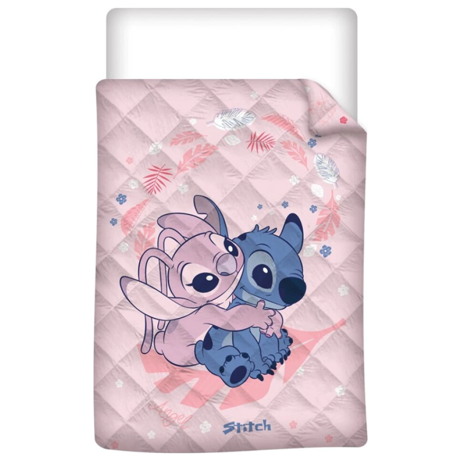 Stitch Angel Hug Pikowana Narzuta na łóżko, Kołdra zdjęcie produktu
