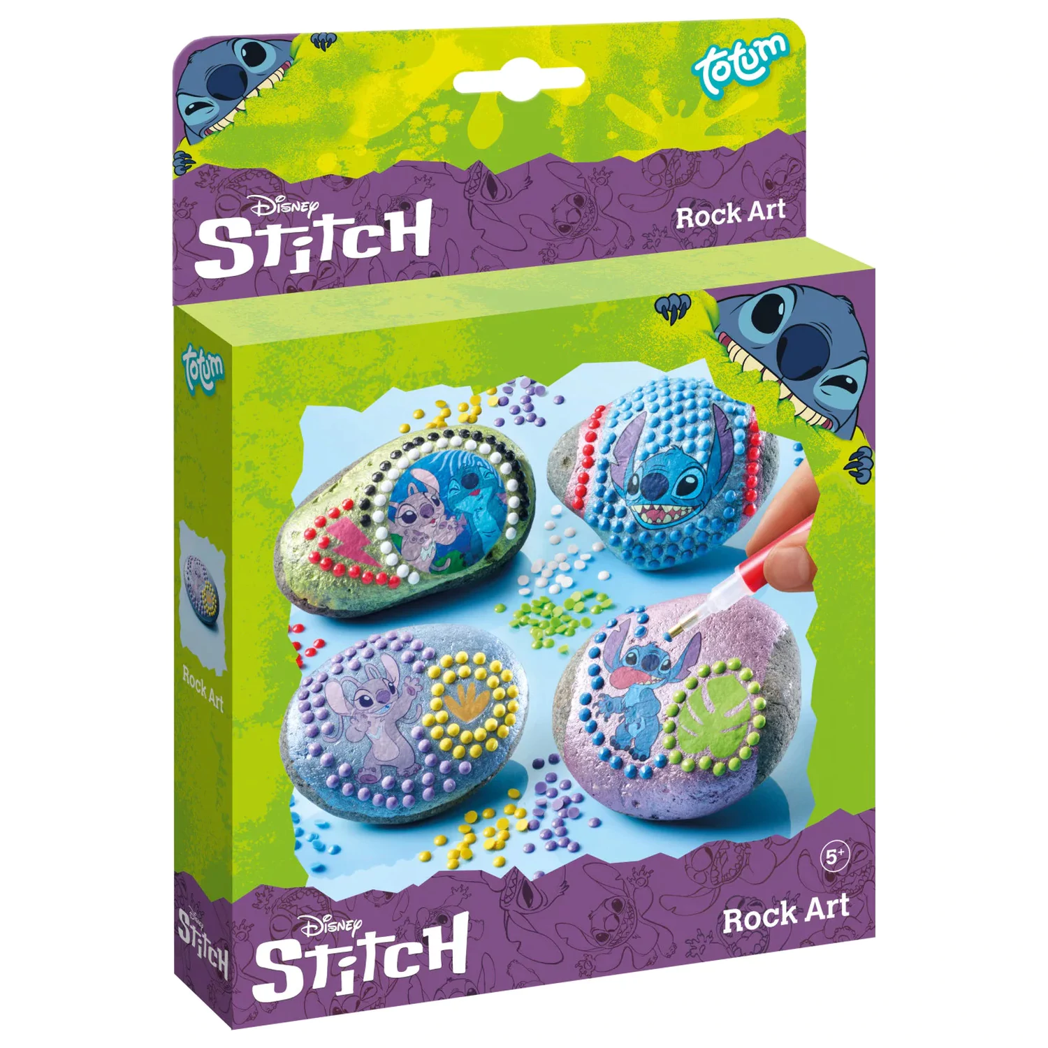 Stitch Angel zestaw do ozdabiania kamyków z naklejką zdjęcie produktu