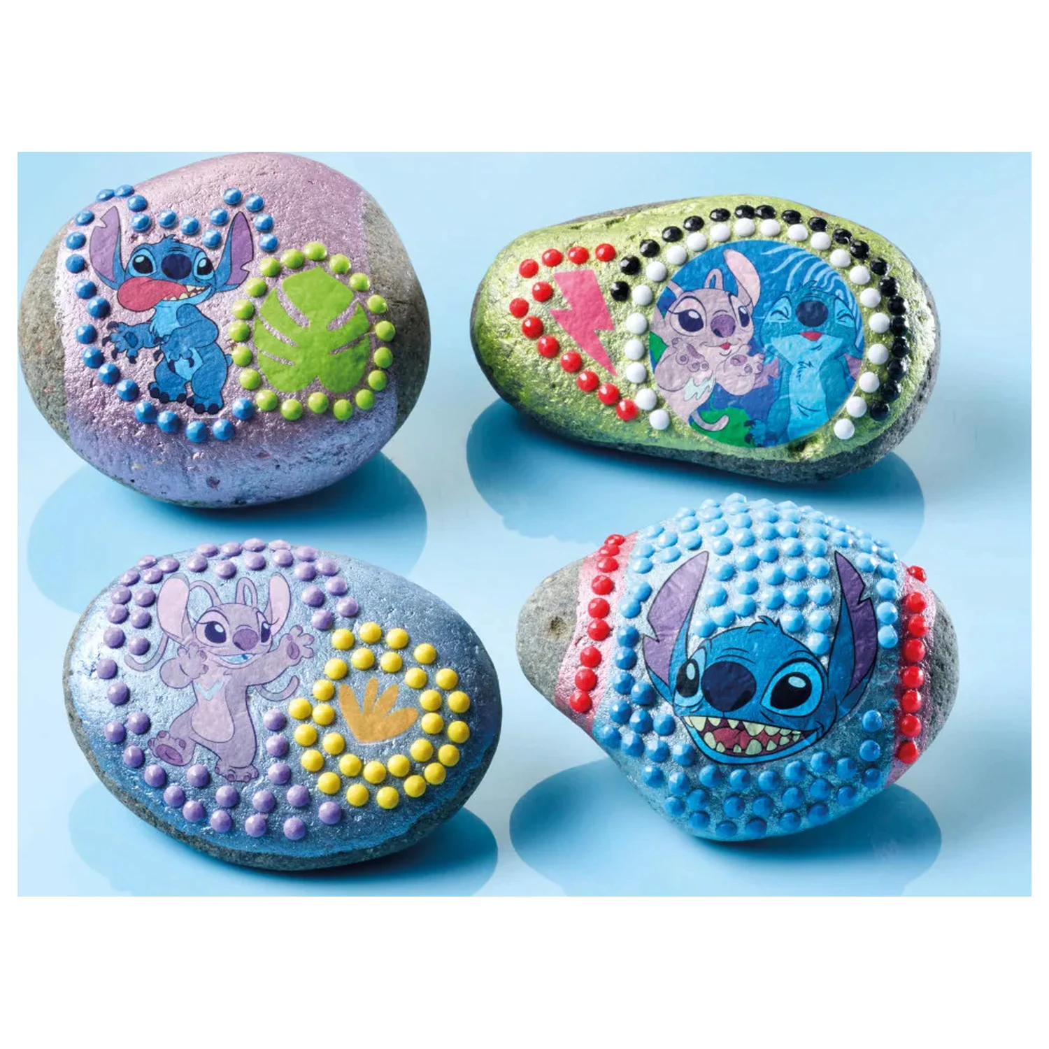 Stitch Angel zestaw do ozdabiania kamyków z naklejką zdjęcie produktu