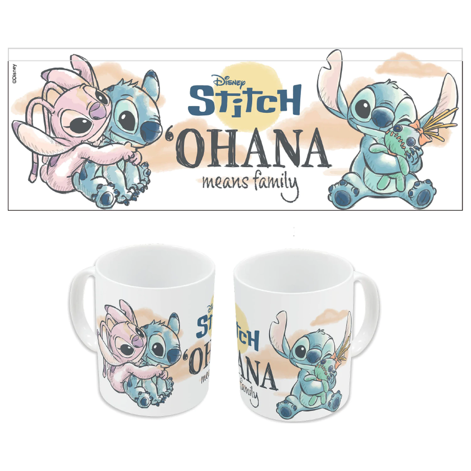 Stitch & Angel Ohana Kubek Ceramiczny 325ml zdjęcie produktu