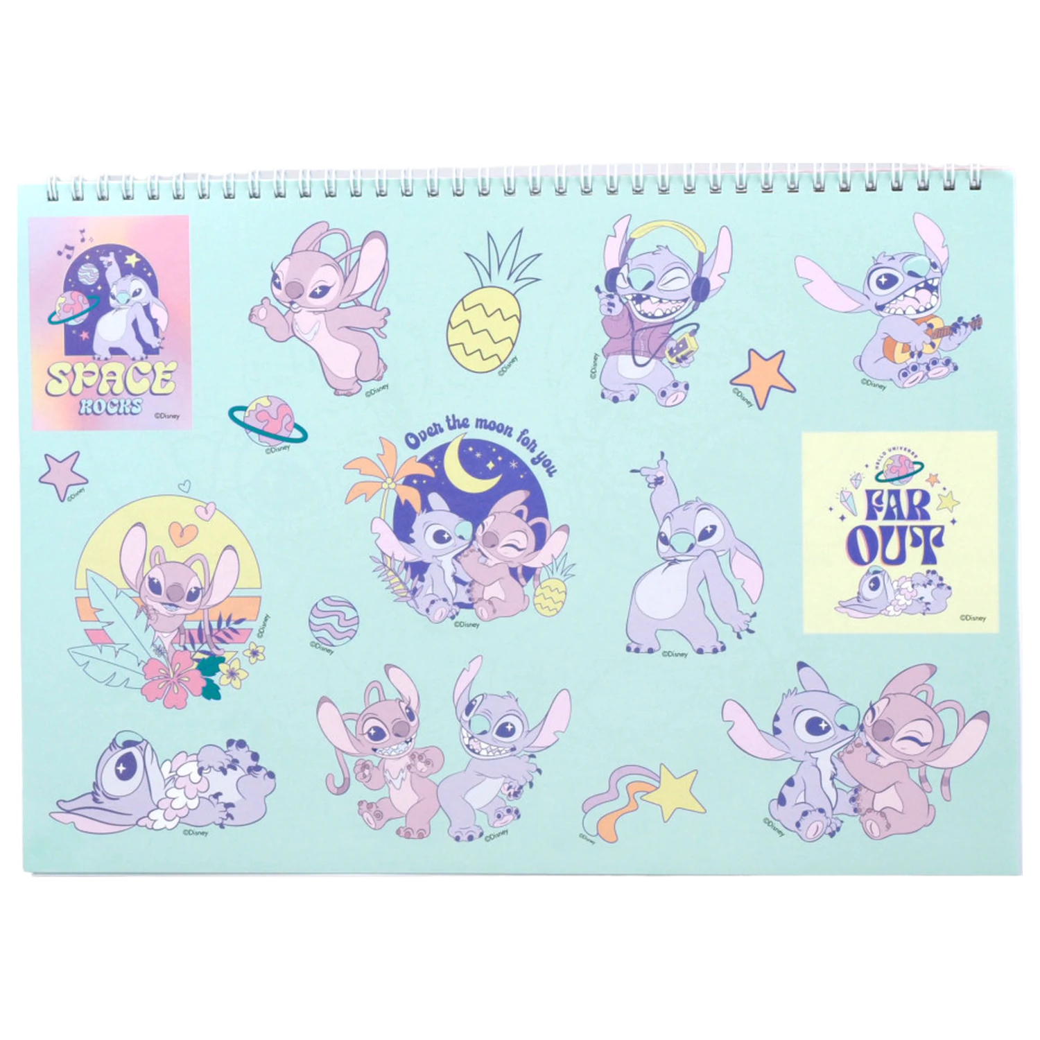 Stitch Blast A/4 Szkicownik Spiralny 40 arkuszy z naklejkami zdjęcie produktu