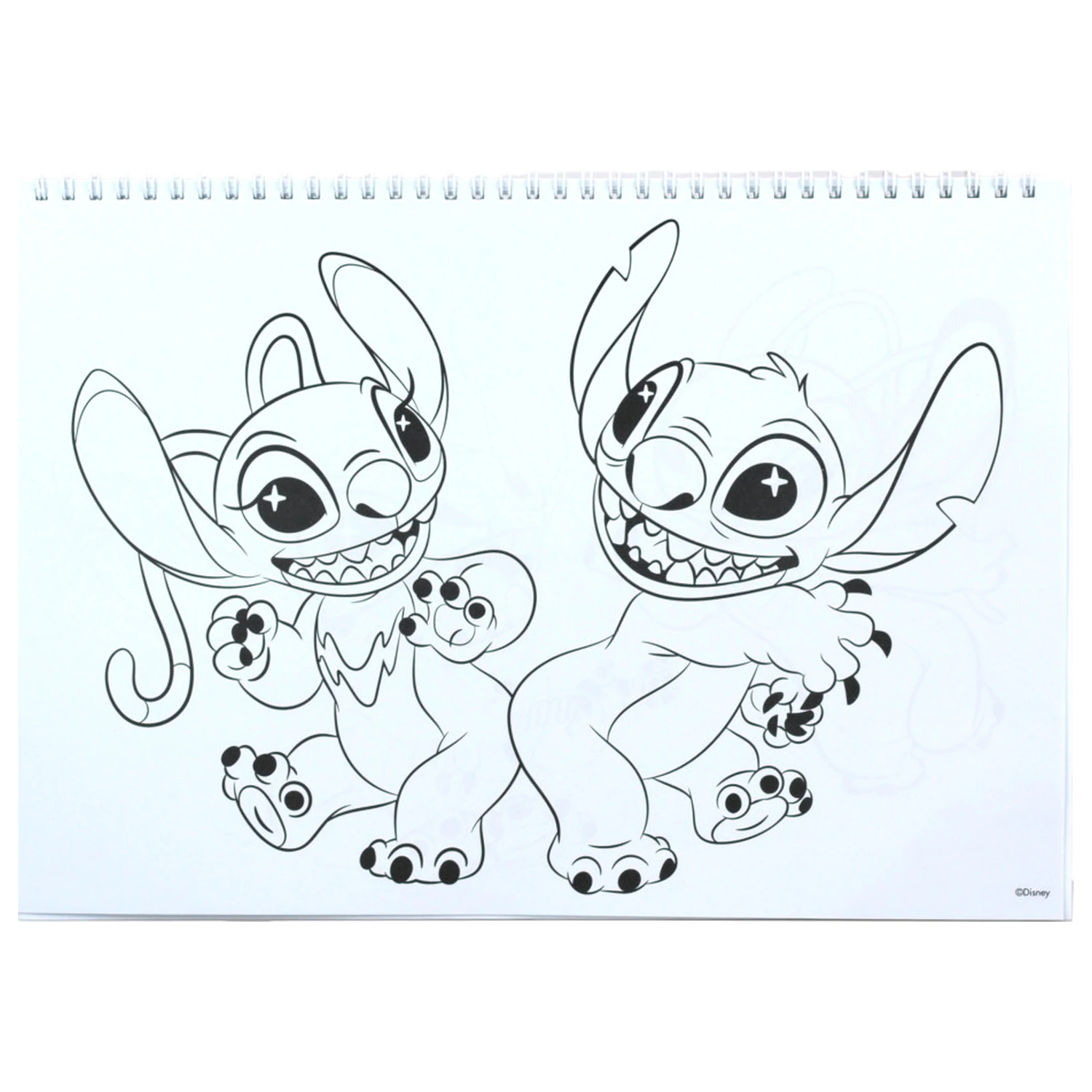 Stitch Blast A/4 Szkicownik Spiralny 40 arkuszy z naklejkami zdjęcie produktu