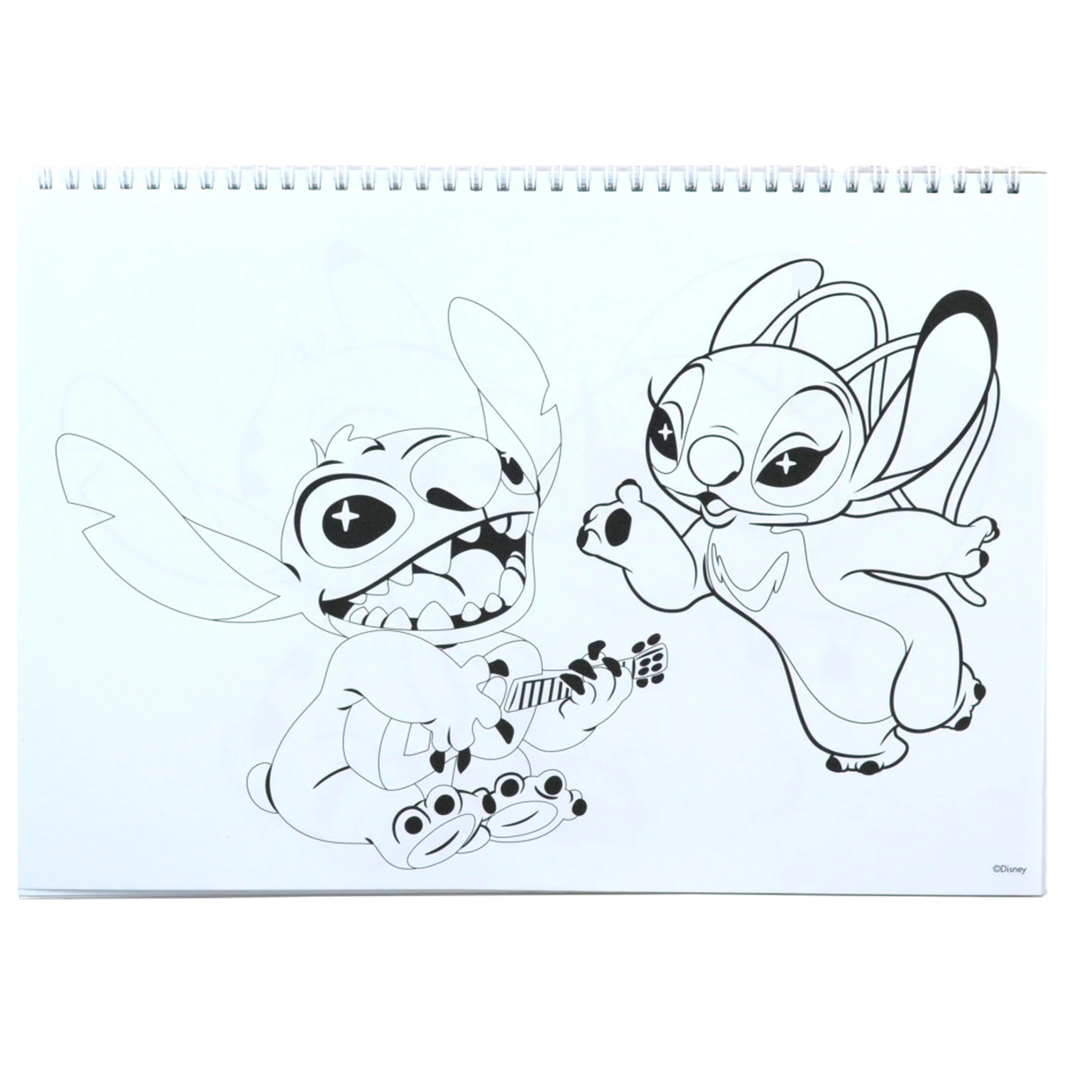 Stitch Blast A/4 Szkicownik Spiralny 40 arkuszy z naklejkami zdjęcie produktu