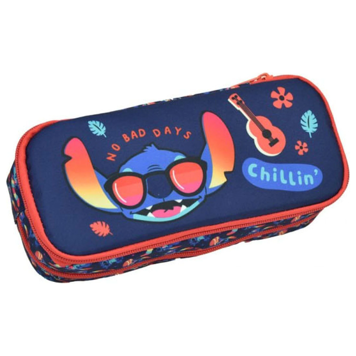 Stitch Chillin' Piórnik z 2 przegródkami 23.5 cm zdjęcie produktu