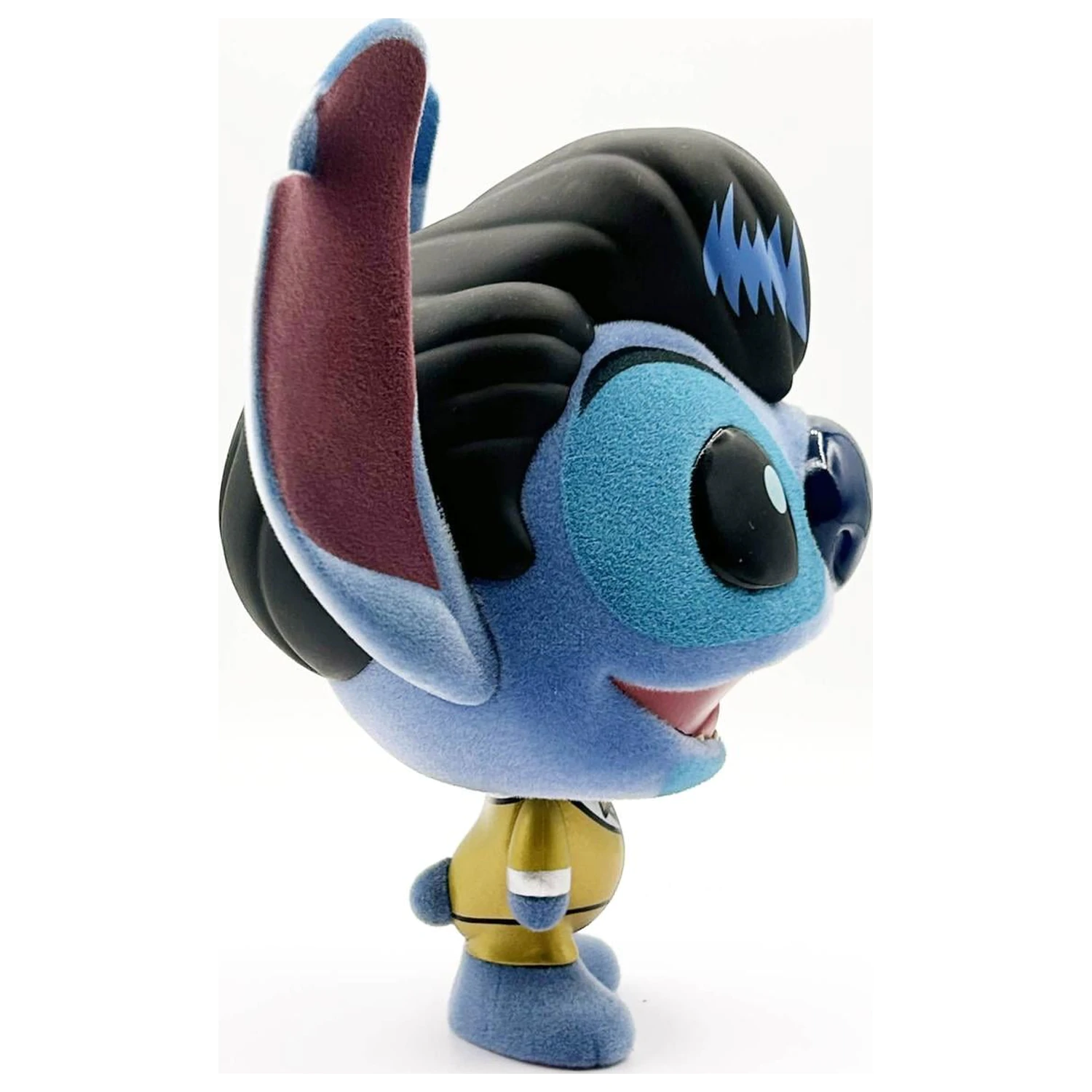 Stitch Elvis Gold Suit Bhunny Flocked Vinylowa Figurka zdjęcie produktu