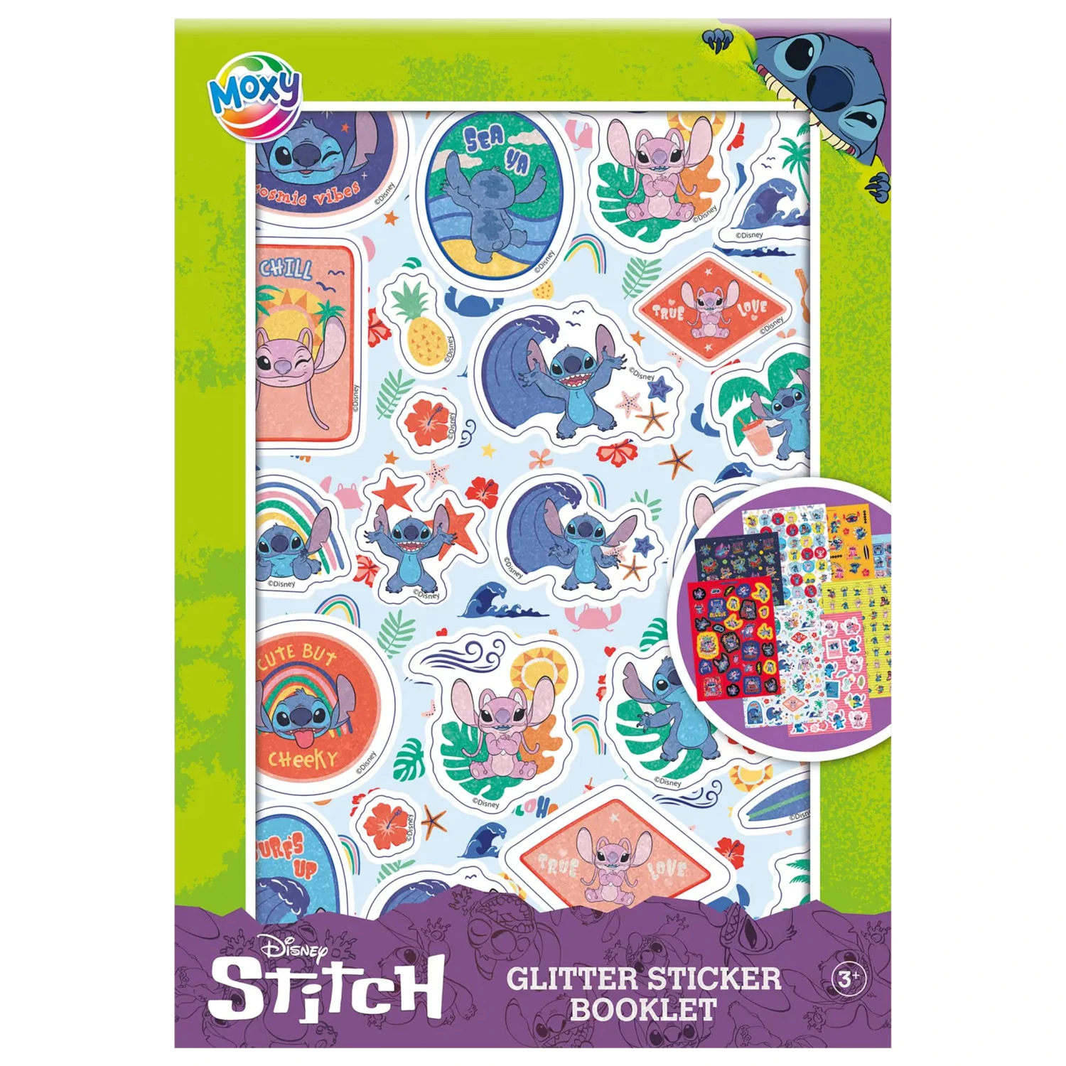 Stitch Extrovert Pakiet Naklejek 8 Arkuszy zdjęcie produktu