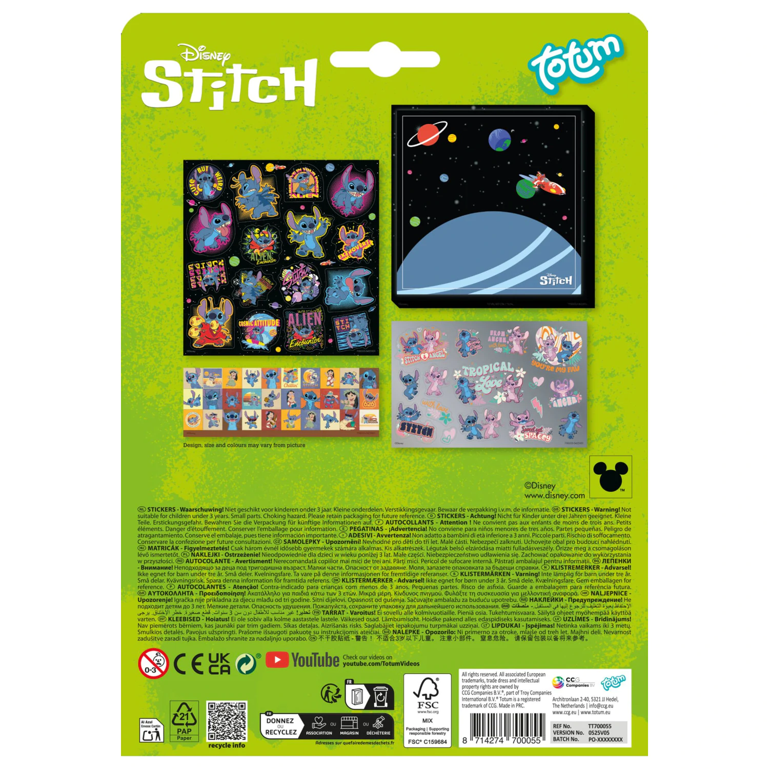 Zestaw naklejek Stitch Extrovert zdjęcie produktu