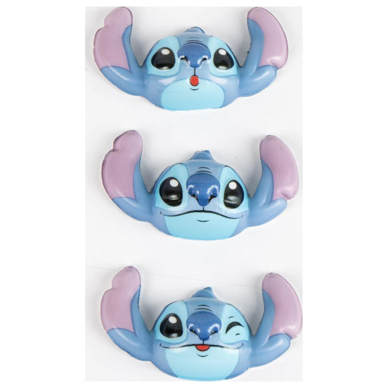 Zestaw naklejek Stitch Face Decor 3 szt. zdjęcie produktu