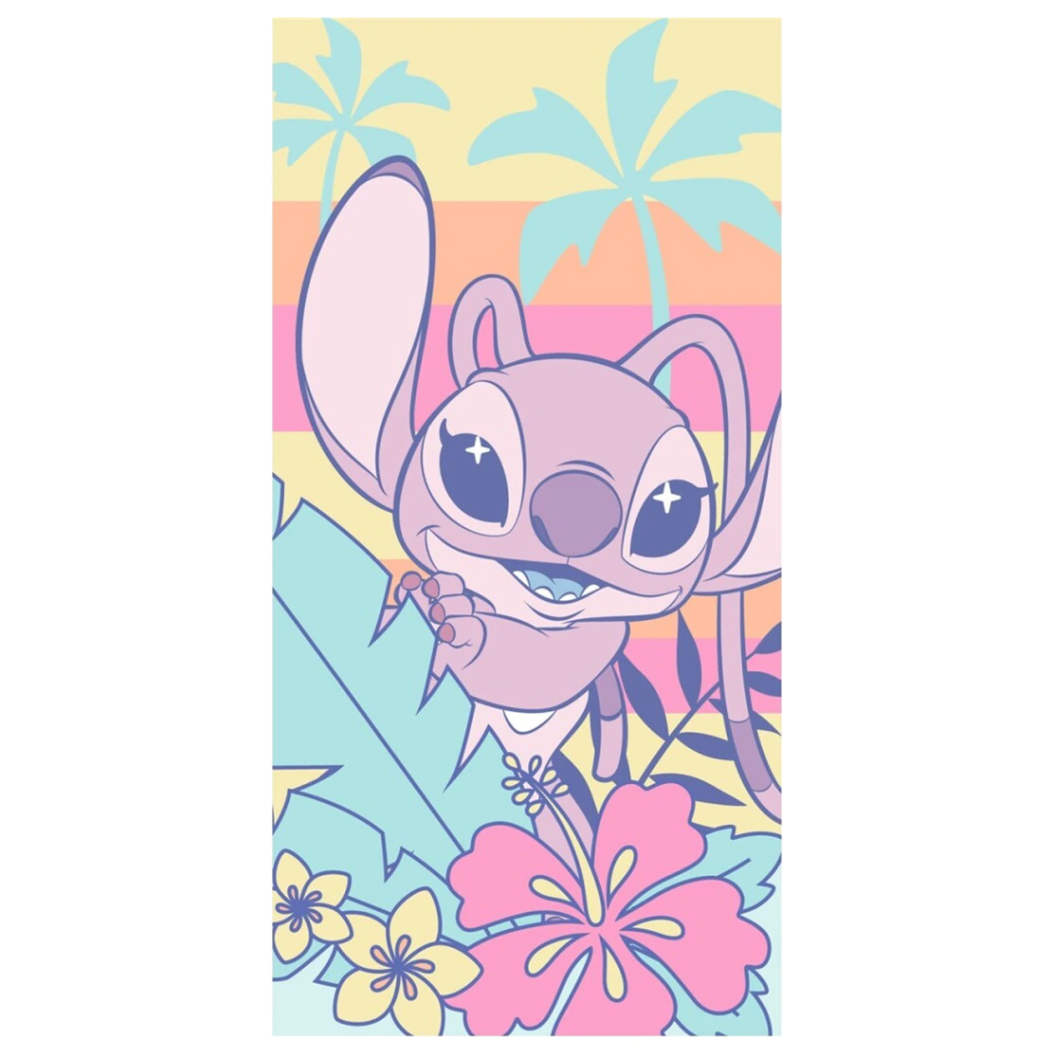 Stitch Floral Escape Ręcznik 70x140cm zdjęcie produktu