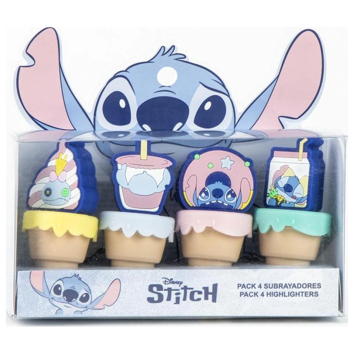 Stitch Zestaw 4 mini zakreślaczy Food zdjęcie produktu